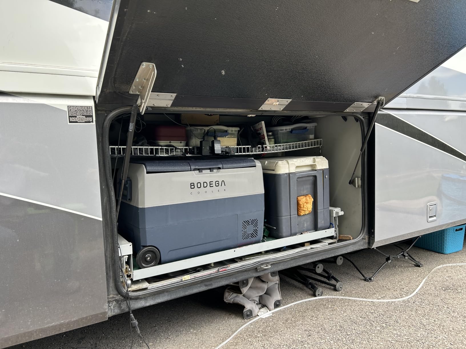 BODEGACOOLER 12 Volt Portable Refrigerator,53 Quart Car Fridge Dual Zone -4℉-68℉,50L Car Freezer APP Control,Electric Compressor Cooler 12/24V DC and 100-240V AC for RV,Camping,Travel,Truck,Vehicles customer photo 1