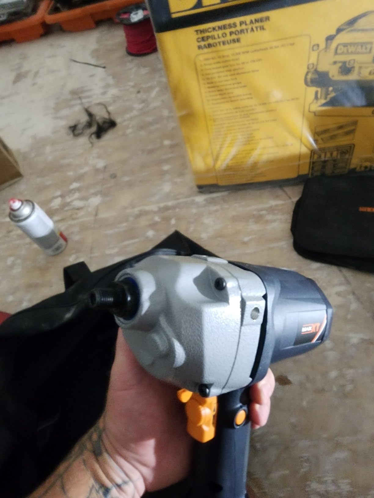 MAXXT Drill Mixer Set with Spade Handle 1/2 inch Electric Corded Mixing Drill Machine 9A Motor Concrete Mud Mixer customer photo 1