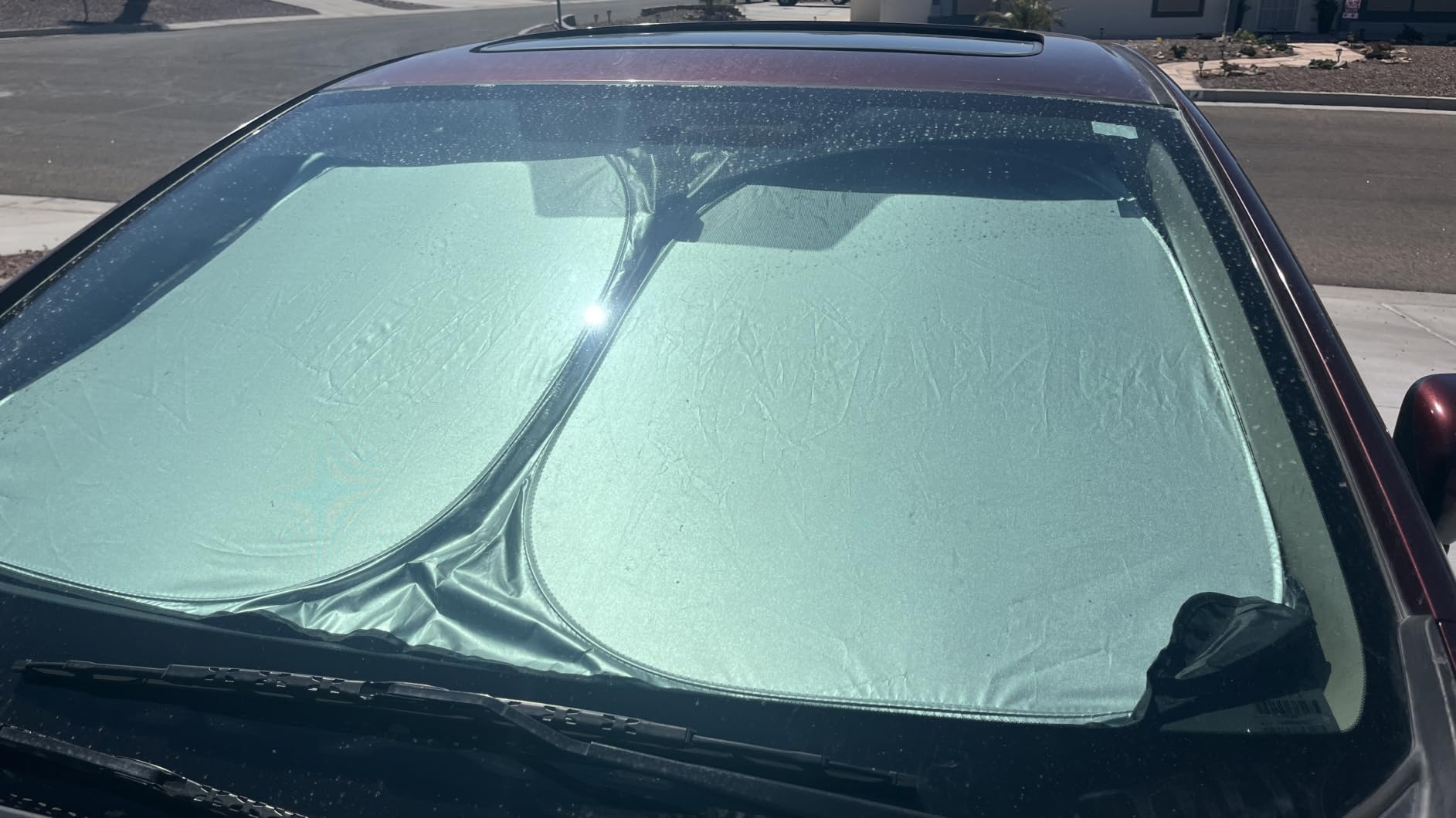 KUST Windshield Sun Shade for 2018-2023 2024 Nissan Kicks Accessories Sunshade Window Sun Visor Protector Foldable Blocks UV Rays Keep Your Car Cooler customer photo 2