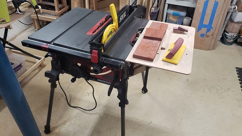 SKIL 15 Amp 10 Inch Portable Jobsite Table Saw with Folding Stand- TS6307-00 | Folding stand customer photo 2