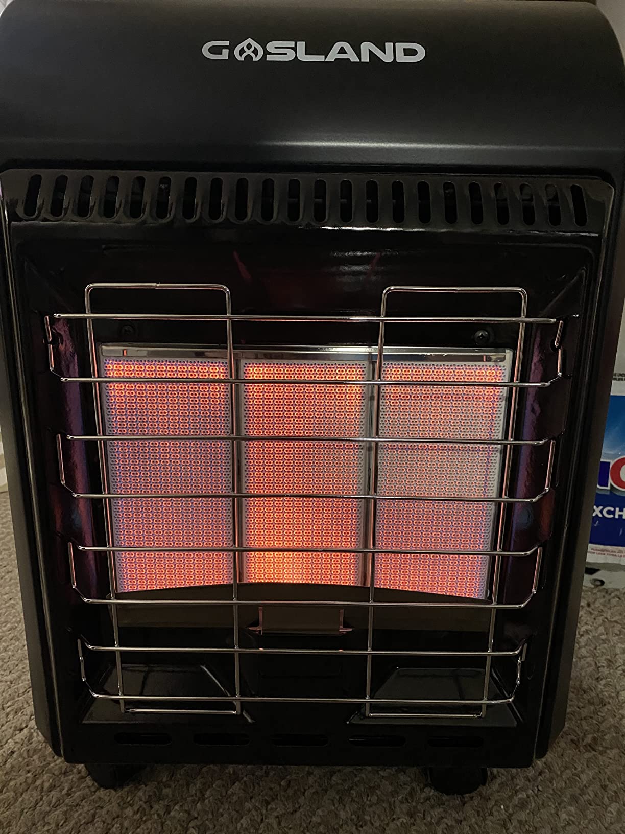 Gasland MHA18BN Propane Radiant heater, 18,000 BTU Warm Area up to 450 sq. ft, Portable LP Gas Heater for Garages, Workshops and Construction Sites, Ultra Quiet Propane Heater with LP Regulator Hose customer photo 2