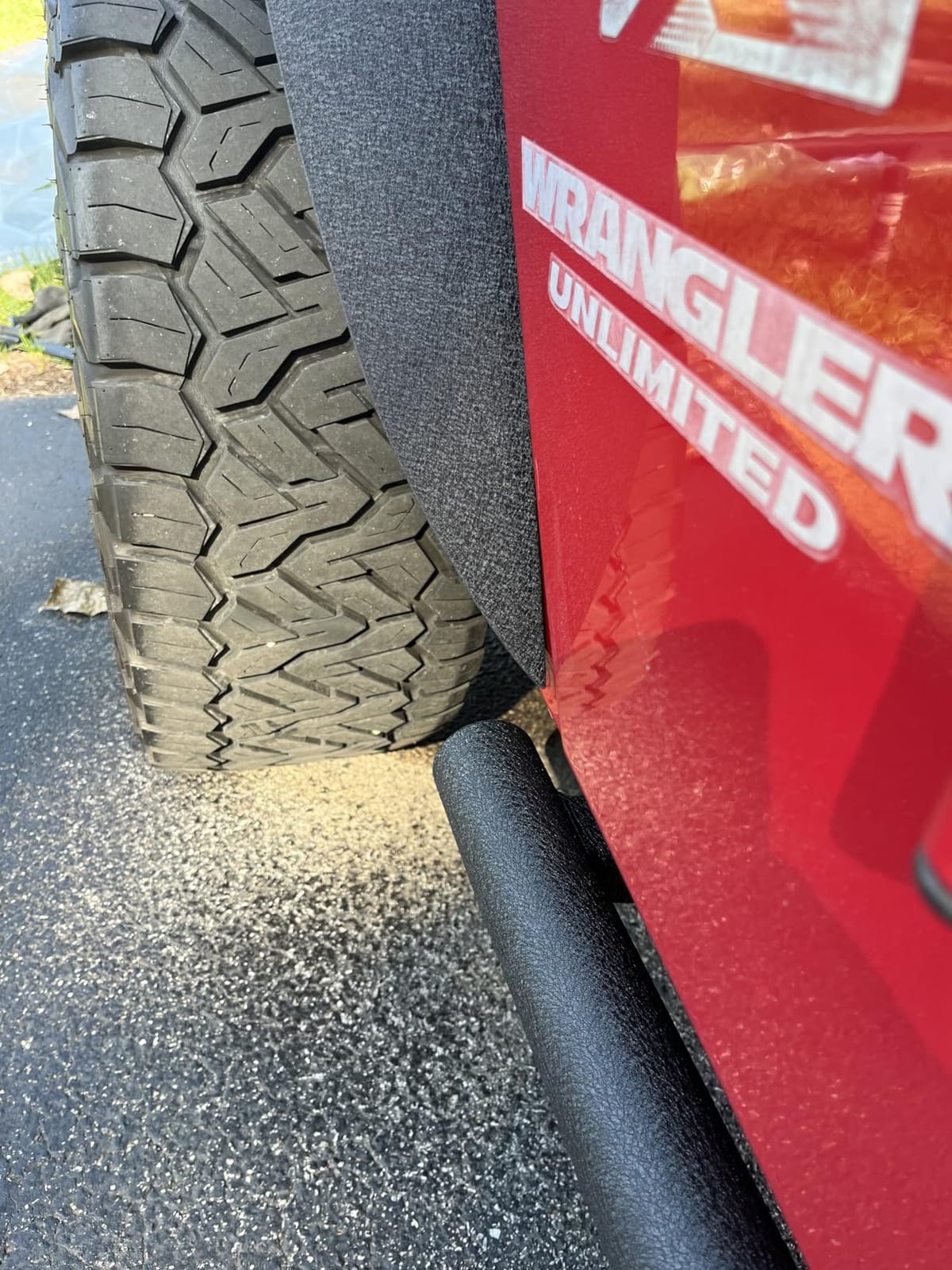 Hooke Road Wrangler JK Running Boards 4 Door, Side Steps Nerf Bars for 2007-2018 Jeep Wrangler JK Unlimited 4 Doors Only customer photo 1