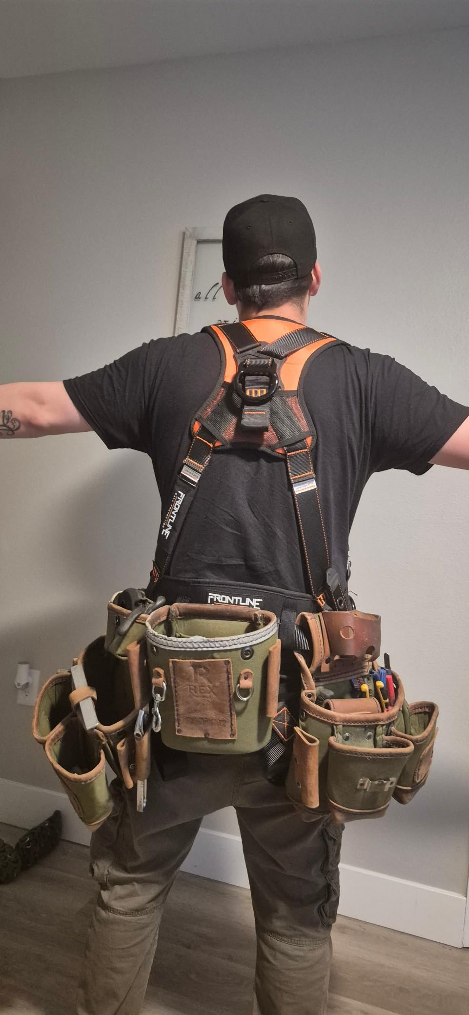 FRONTLINE FALL PROTECTION Harnesses + D-Ring+ Multiple Styles + OSHA and ANSI compliant customer photo 1