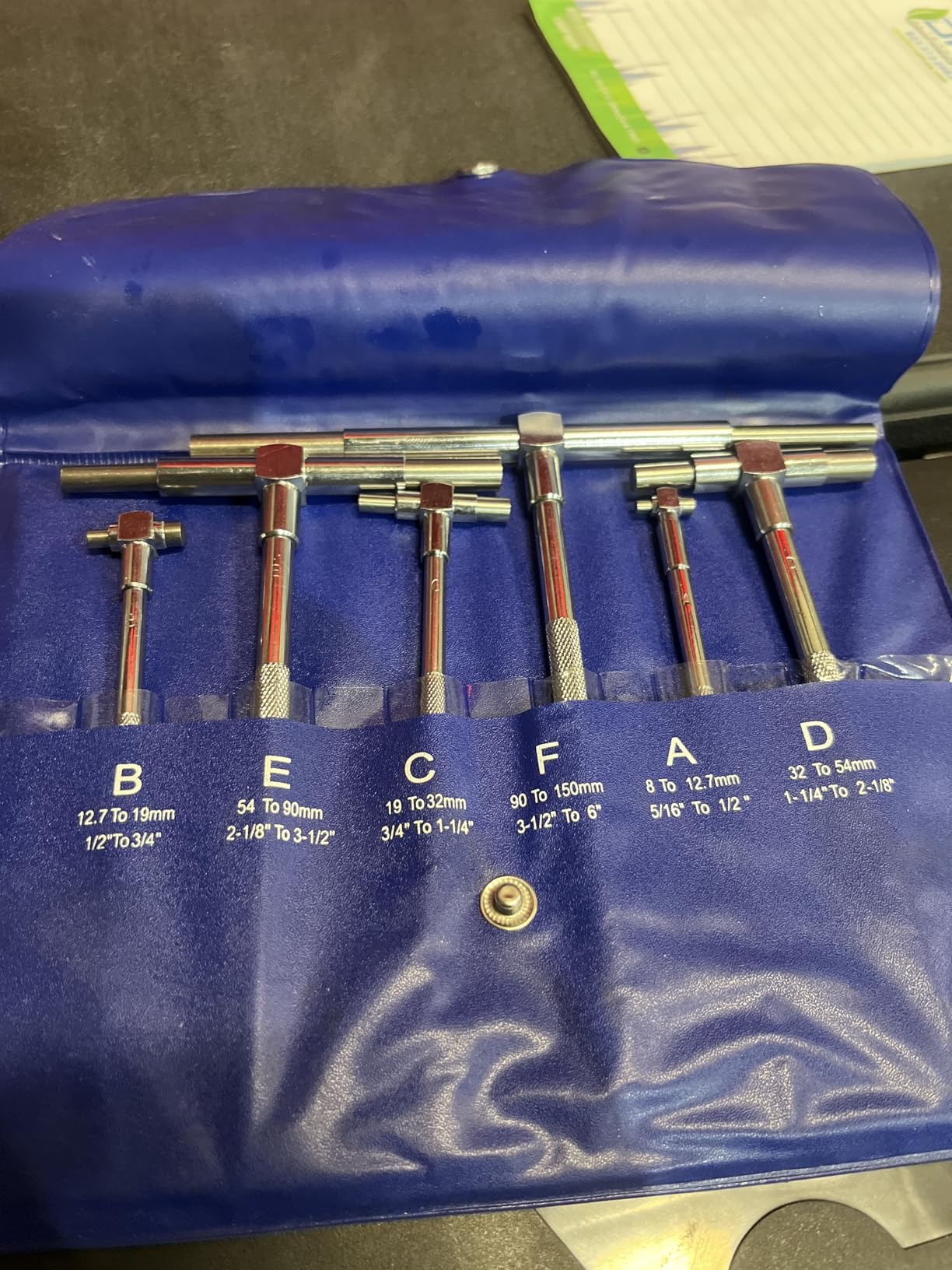 Beslands 6 Pc Telescoping Gage Set, 5/16