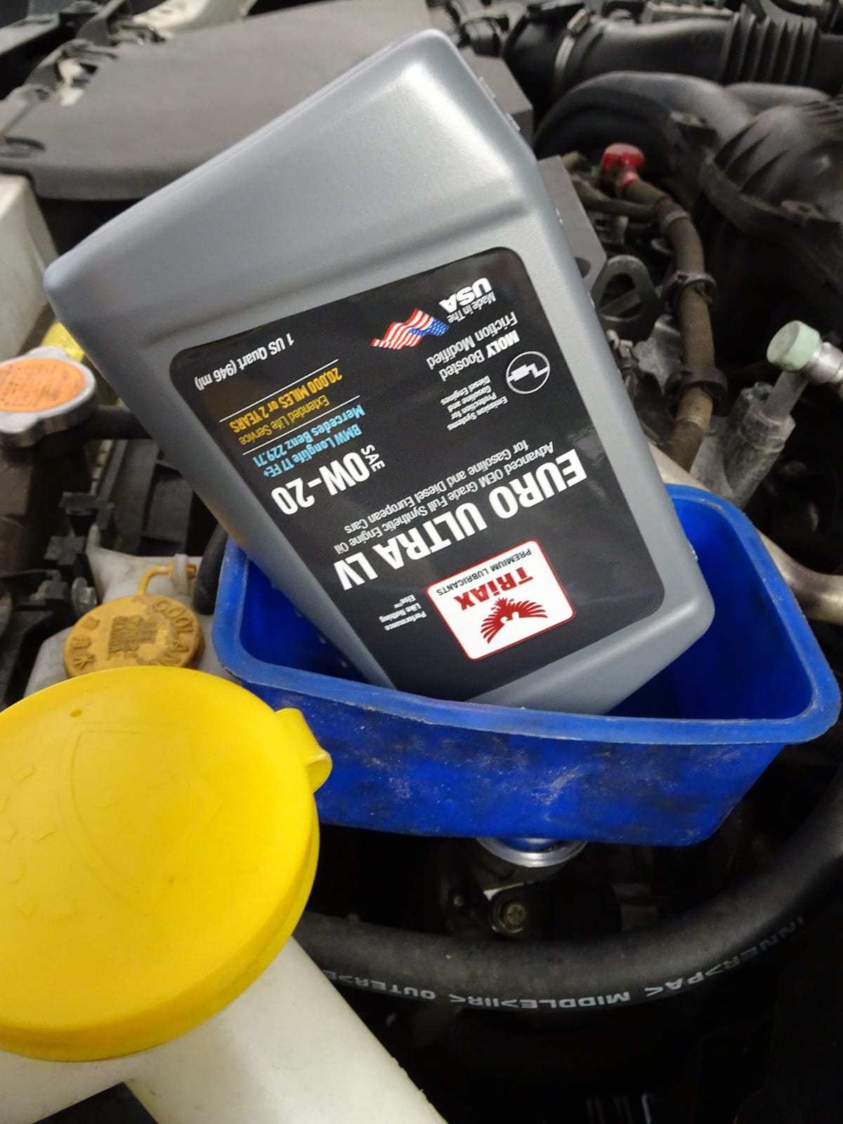 TRIAX Euro LV 0W-20 Full Synthetic European Car Engine Oil | 15K Miles | Compatible with BMW LL-12+, LL-17+, MB 229.71, VW 508.00/509.00 (1 Quart) customer photo 1