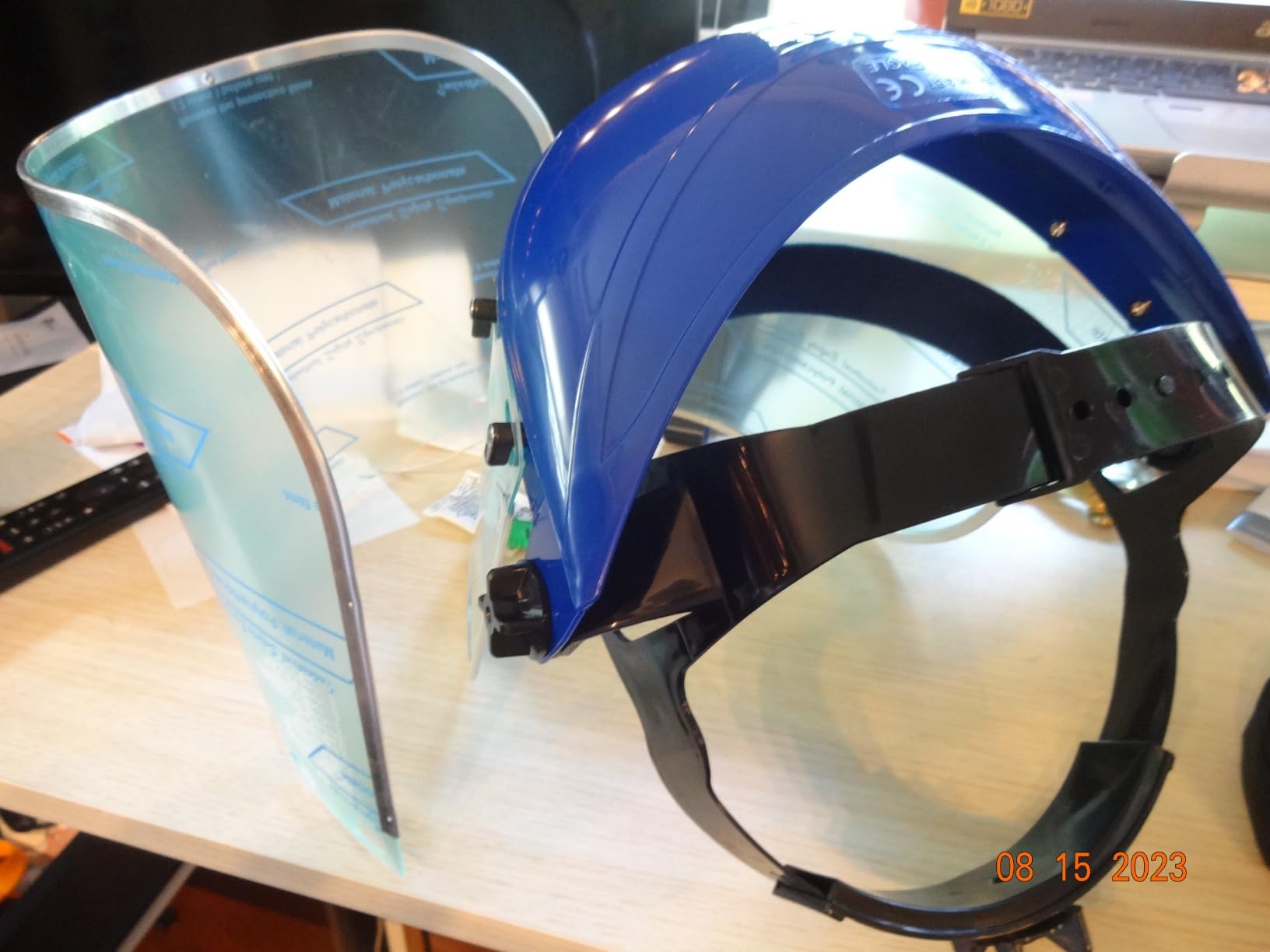 Blue Eagle B1BL+FC48 Clear Full Face Shield with 1 extra Replacement Visor customer photo 2