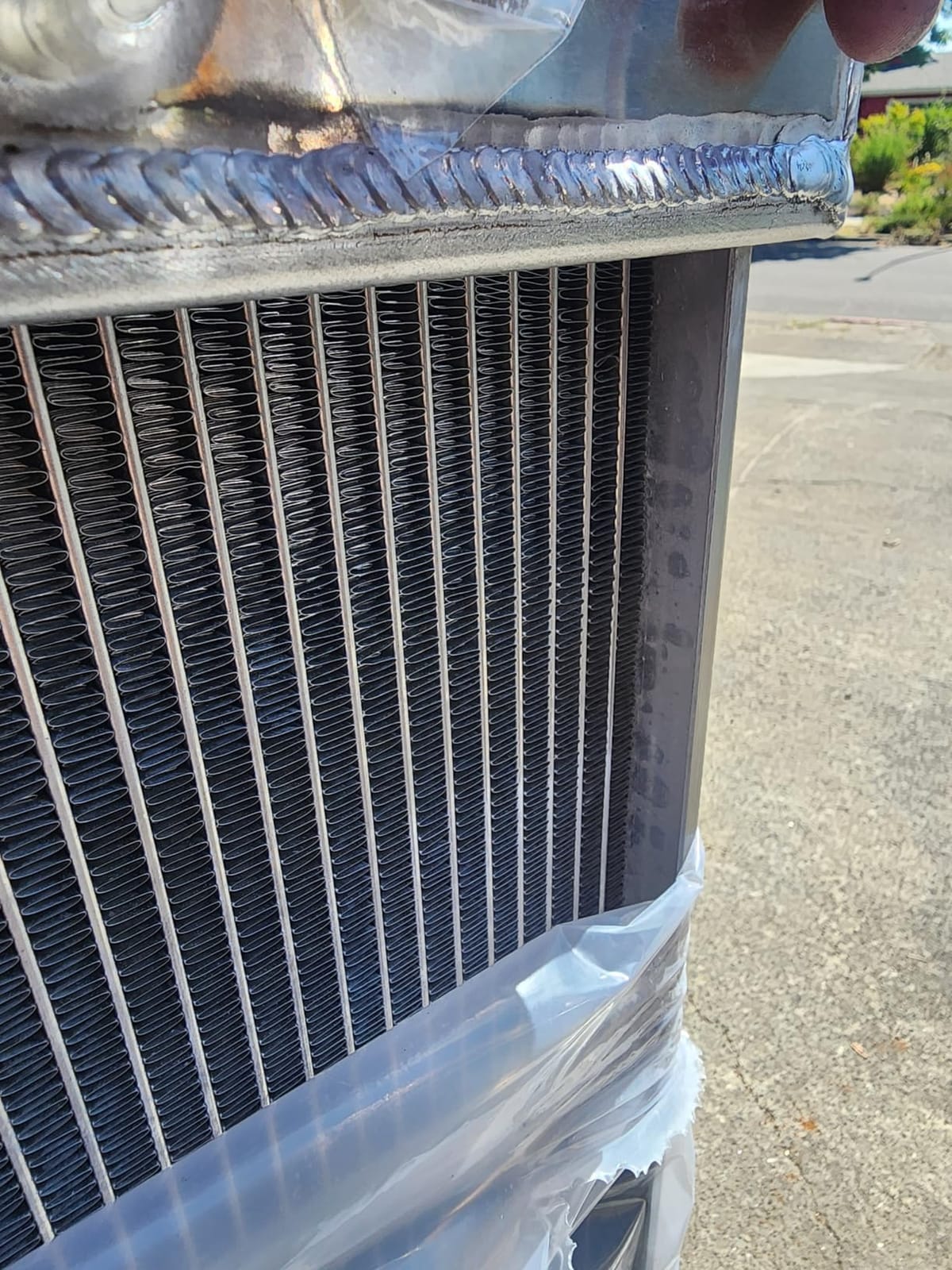 3 Row Performance Cooling Aluminum Radiator for 1985-1997 Ford Bro nco F150 F250 HD F350 F Super Duty F53 F450 Truck XL Base Pickup V8 5.8L 7.5L Engine Radiator customer photo 2