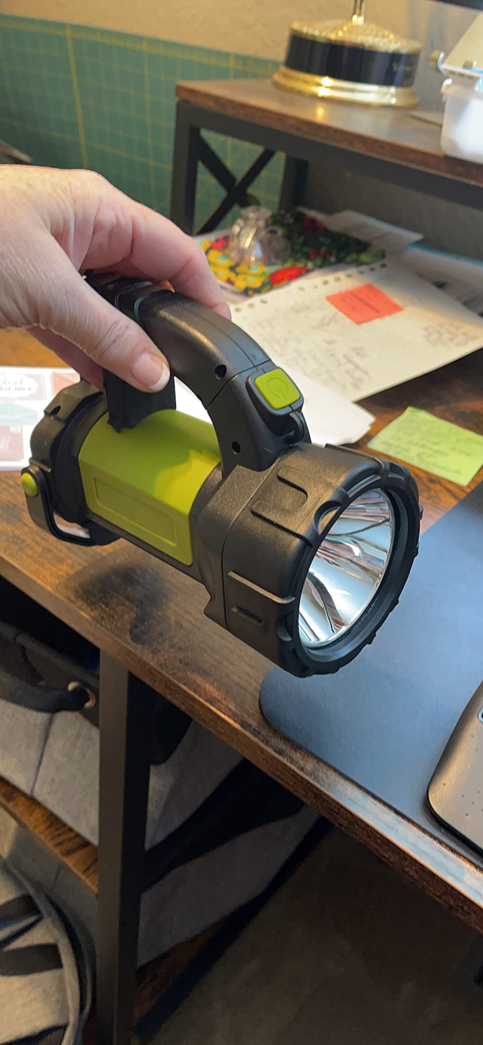 AlpsWolf Camping Lantern Rechargeable, LED Flashlight Spotlight Lantern with 800LM, 3600 mAh, Strap Included Portable Bright Camping Light for Emergency, Outdoor Hiking, Power Outages customer photo 1