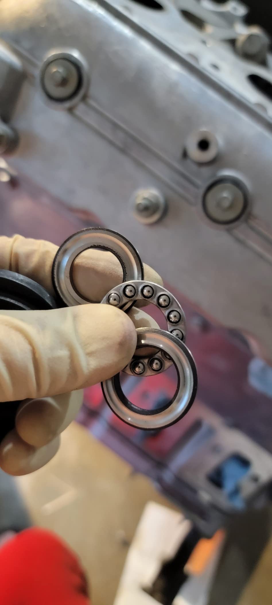 LS Harmonic Balancer Installation Tool Crank Pulley Install Tool 551141 Compatible with GM 1997-UP V8 LS1 LS2 LS3 LS4 LSX LSA LS6 LQ4 LQ9 with Thrust Bearing & Wrench Flats customer photo 2