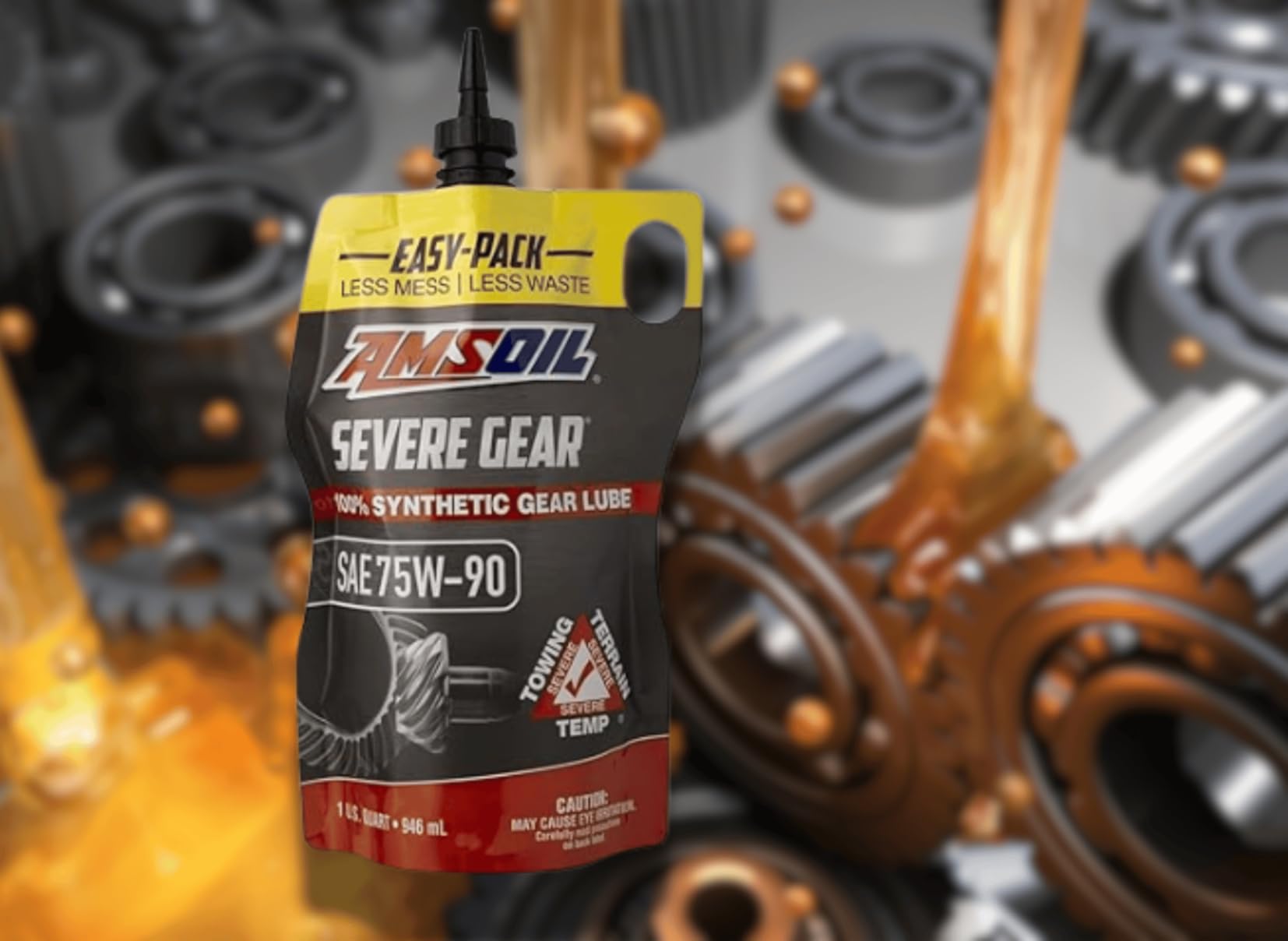 Amsoil SVGPK 100% Synthetic Extreme Pressure (EP) SEVERE GEAR Lube, Quart Easy-Pack (75W-90) customer photo 1