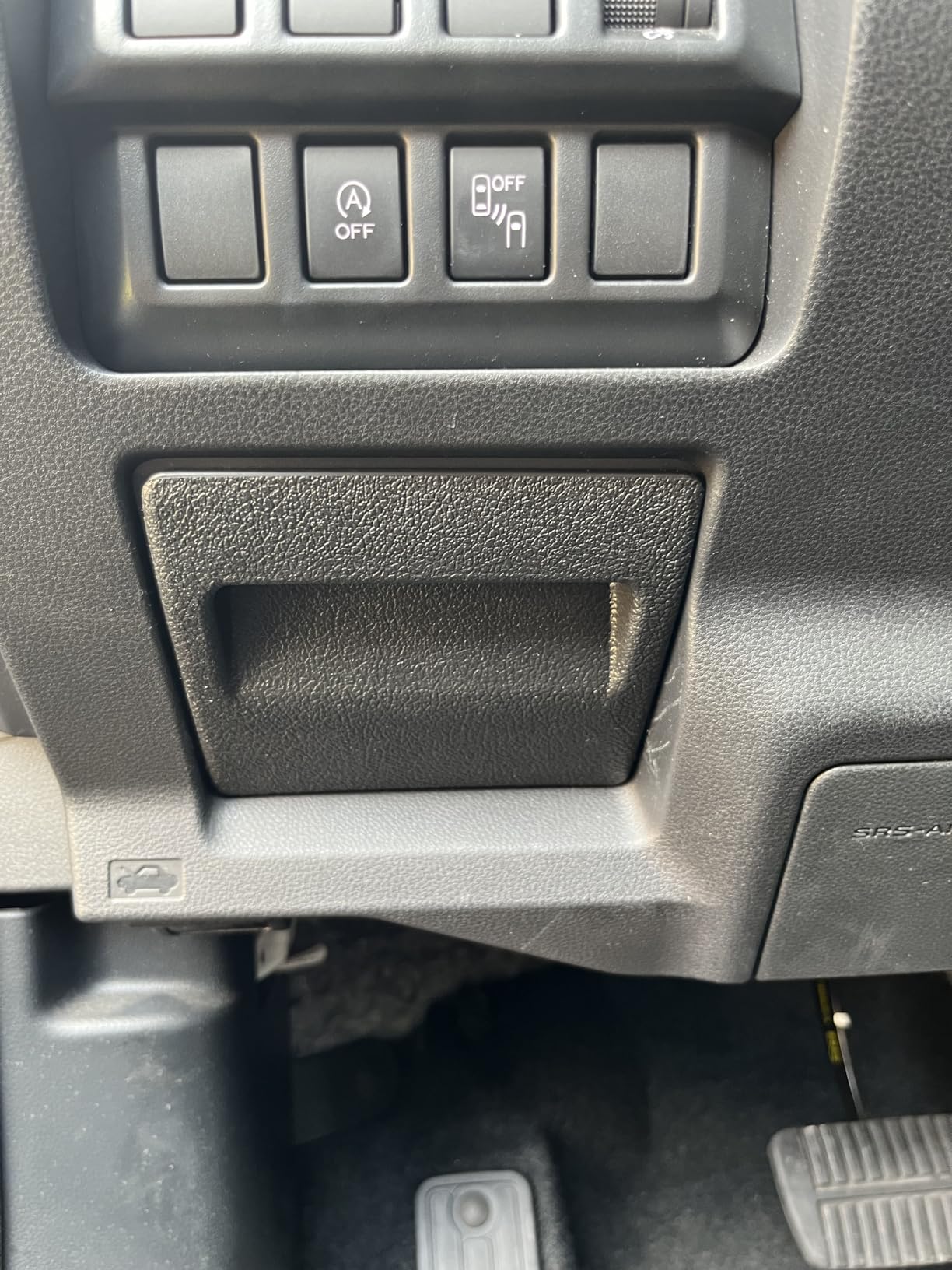 PIMCAR Fuse Box Coin Container Inner Storage Tray for Subaru Impreza XV Crosstrek Forester Legacy Outback WRX STI Ascent Accessores (with Non-Slip Red Liner) customer photo 1