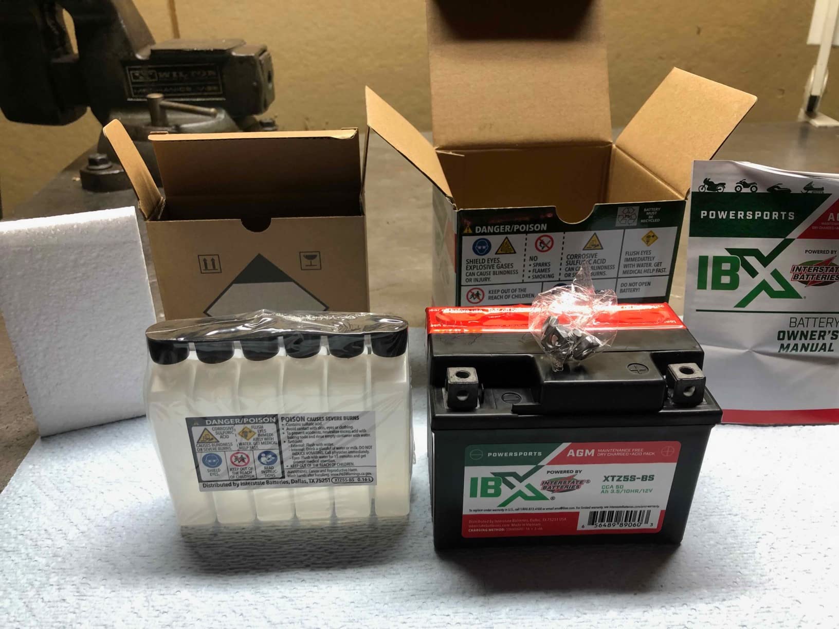 Interstate Batteries IBX YTX20L-BS Powersports Battery 12V 18Ah 270CCA AGM customer photo 1