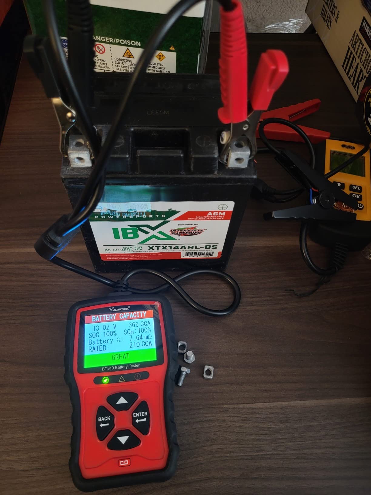 Interstate Batteries IBX YTX20L-BS Powersports Battery 12V 18Ah 270CCA AGM customer photo 2