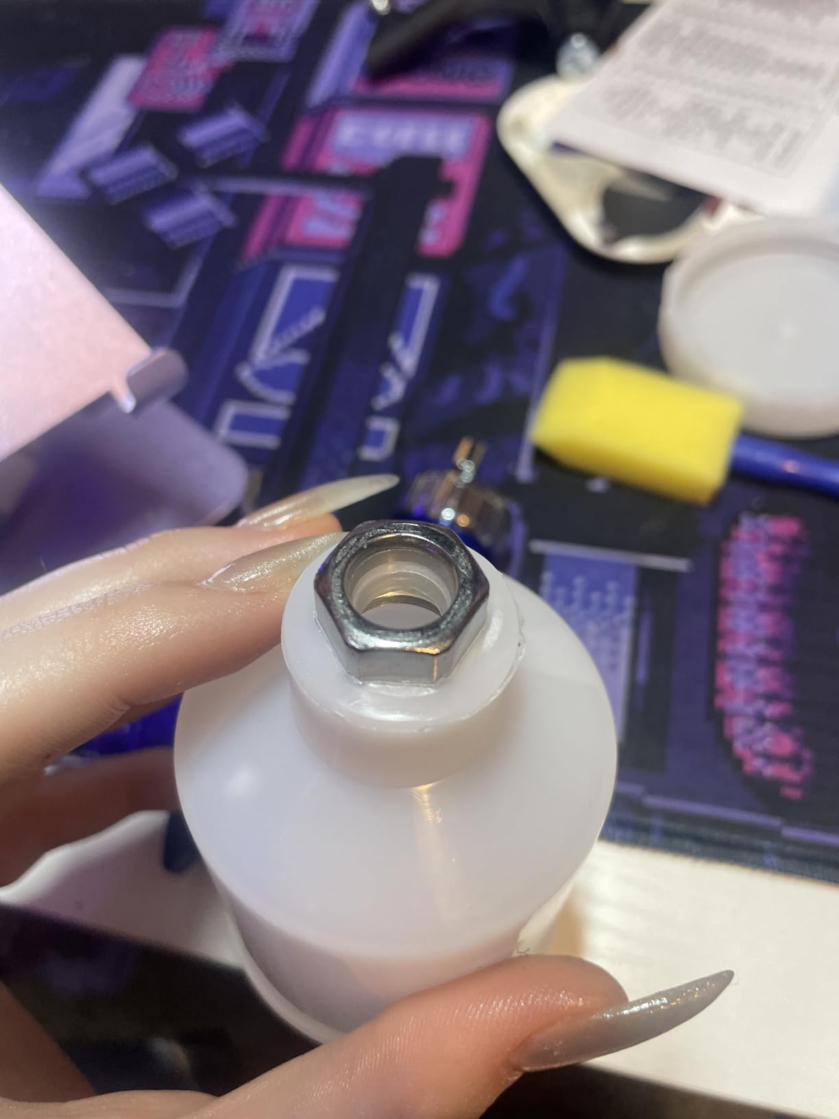 Tosucs HVLP Spray Gun with 1.0mm Tip Air Spray Gun for Car Spraying Gravity Feed Paint Gun for Car Prime,Furniture Surface Spraying,Wall Painting Include 125ml Capacity Cup customer photo 1