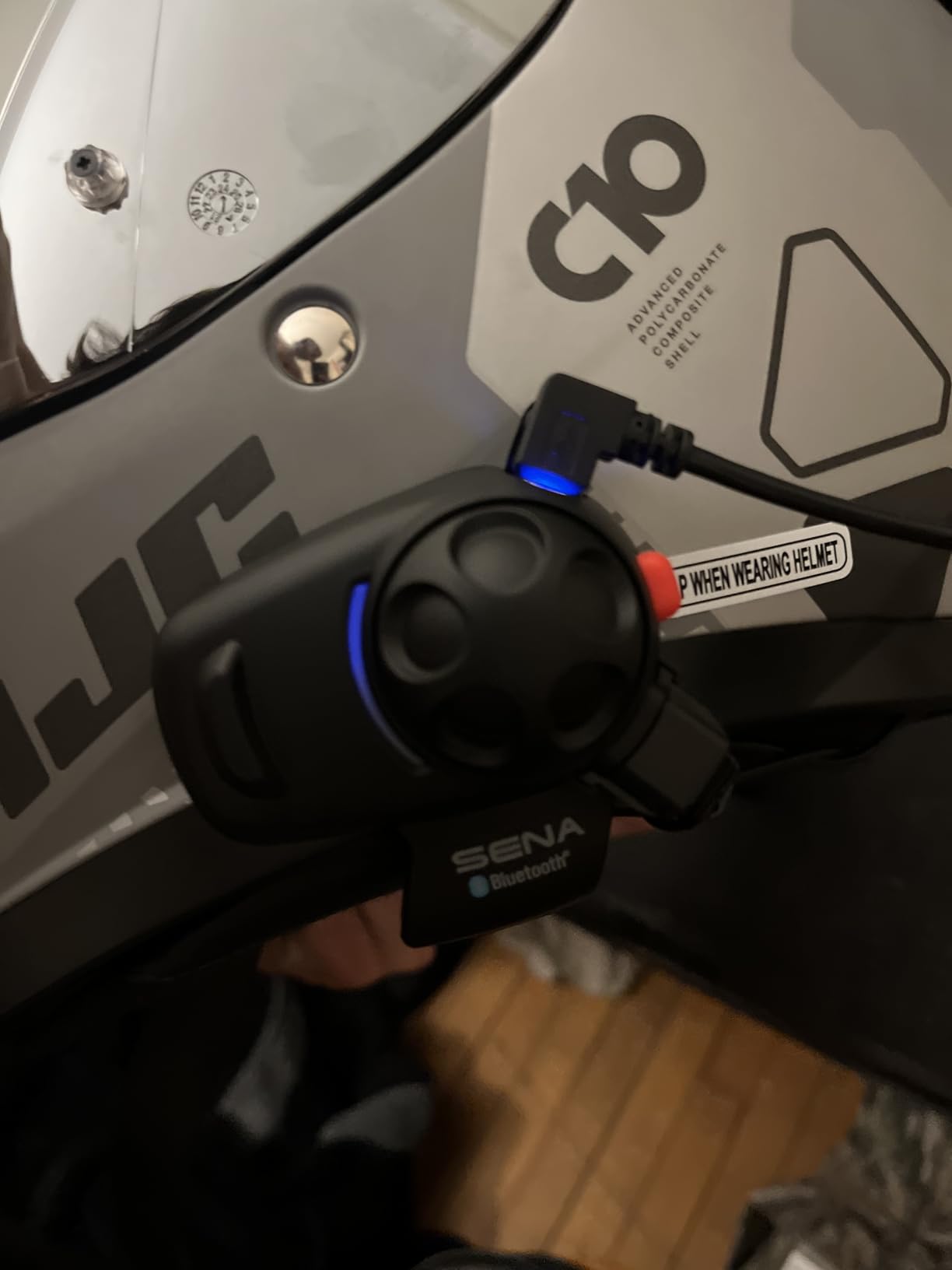 Sena SMH5 Bluetooth Motorcycle Scooter Communication System customer photo 1
