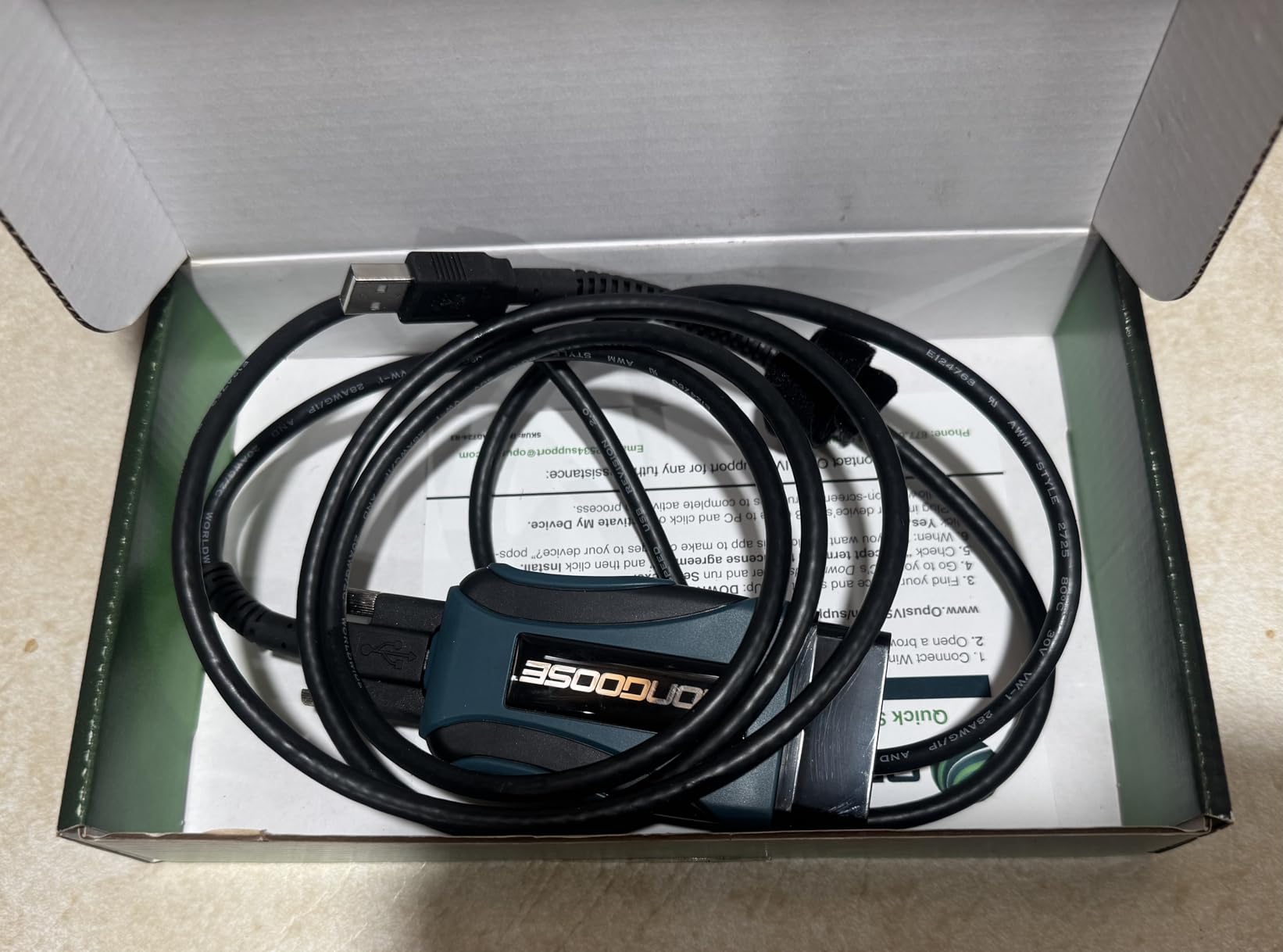 Opus IVS Mongoose-Plus J2534 OEM Vehicle Interface Cable - Ford/Lincoln/Mercury OEM Reprogramming and Diagnostics. customer photo 1