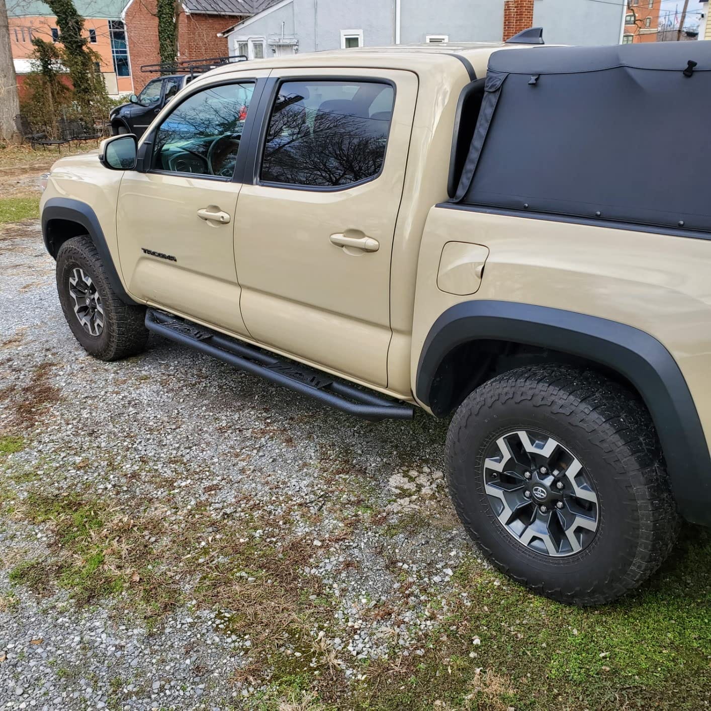 CLAMBER 6.3'' Running Boards for Toyota Tacoma Double cab | Fits 2005-2023 full-size 4-door Tacoma, Rust-resistant powder coat, Bolt-on design, No-drill install customer photo 2