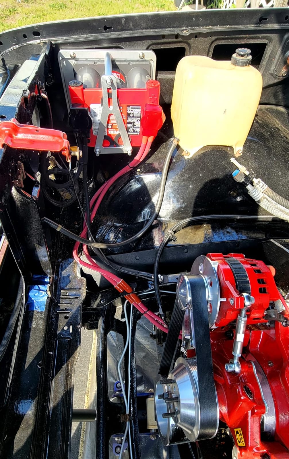 Universal Battery Hold Down,Battery Tray for Optima Battery/Relocation Box customer photo 1