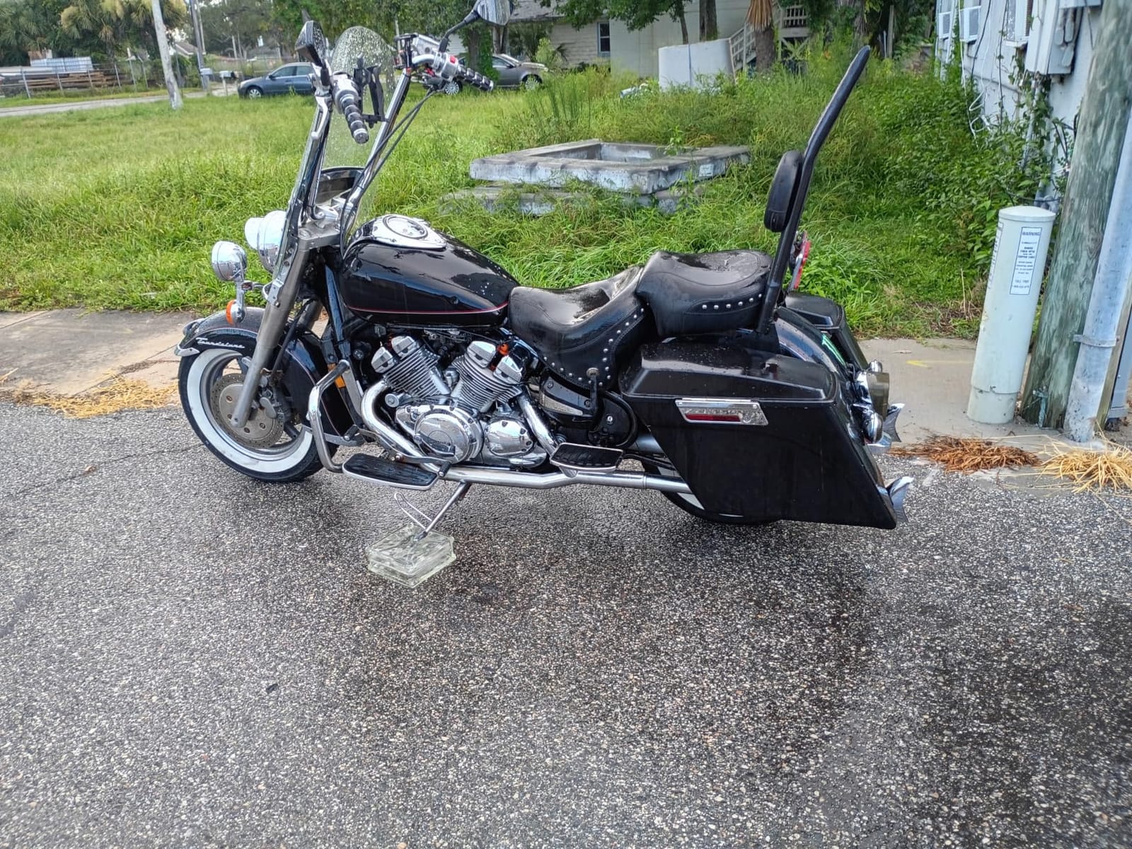 XFMT Motorcycle Saddle bags Hard Saddlebags For Harley Touring 1993-2013 customer photo 1