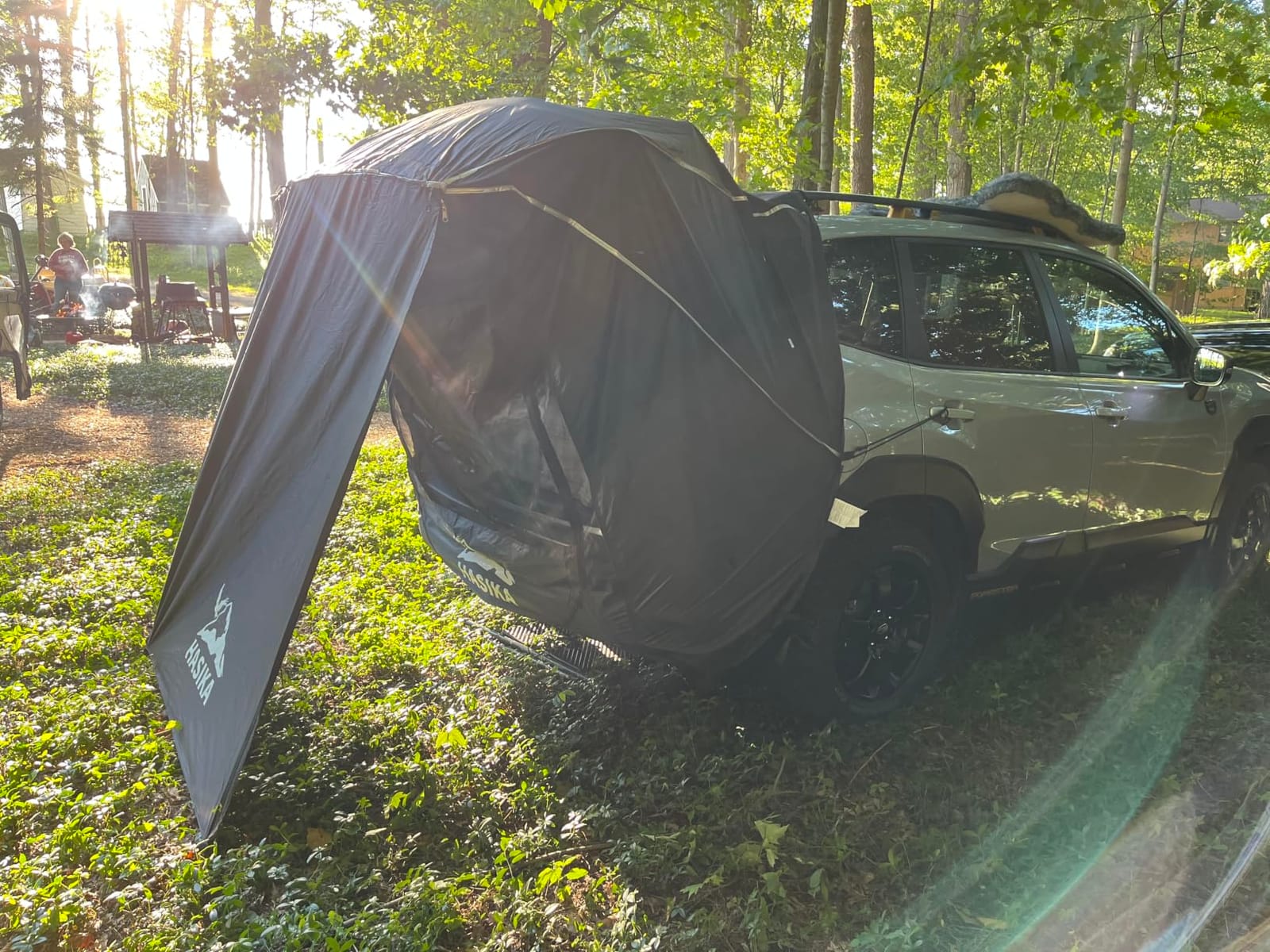 HASIKA SUV Tailgate Tent, 2-Person Car Camping Awning customer photo 2