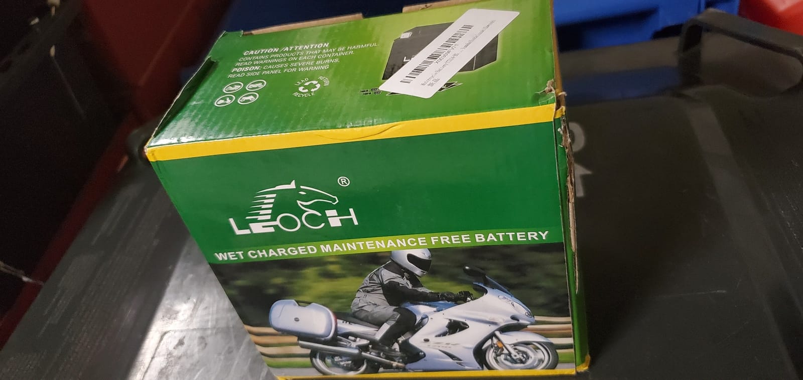 UPLUS YTX14-BS Motorcycle Battery AGM Maintenance Free customer photo 1
