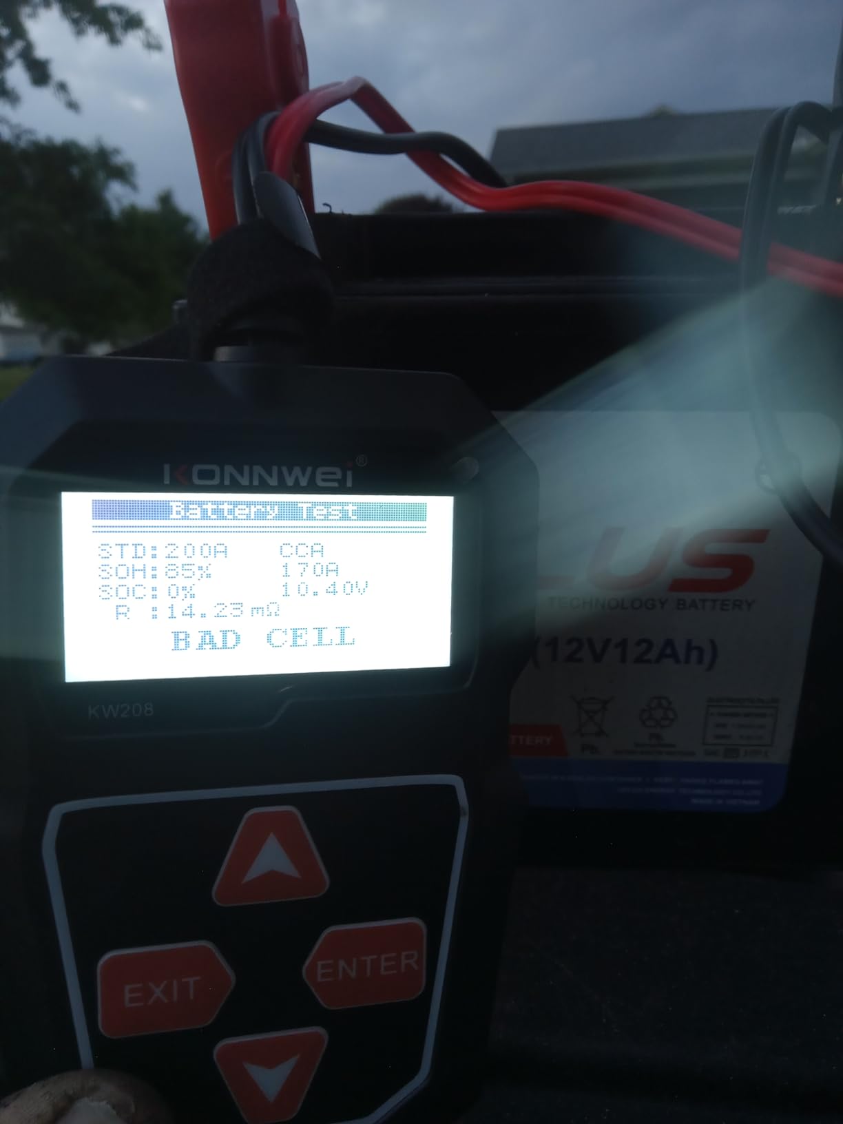 UPLUS YTX14-BS Motorcycle Battery AGM Maintenance Free customer photo 2