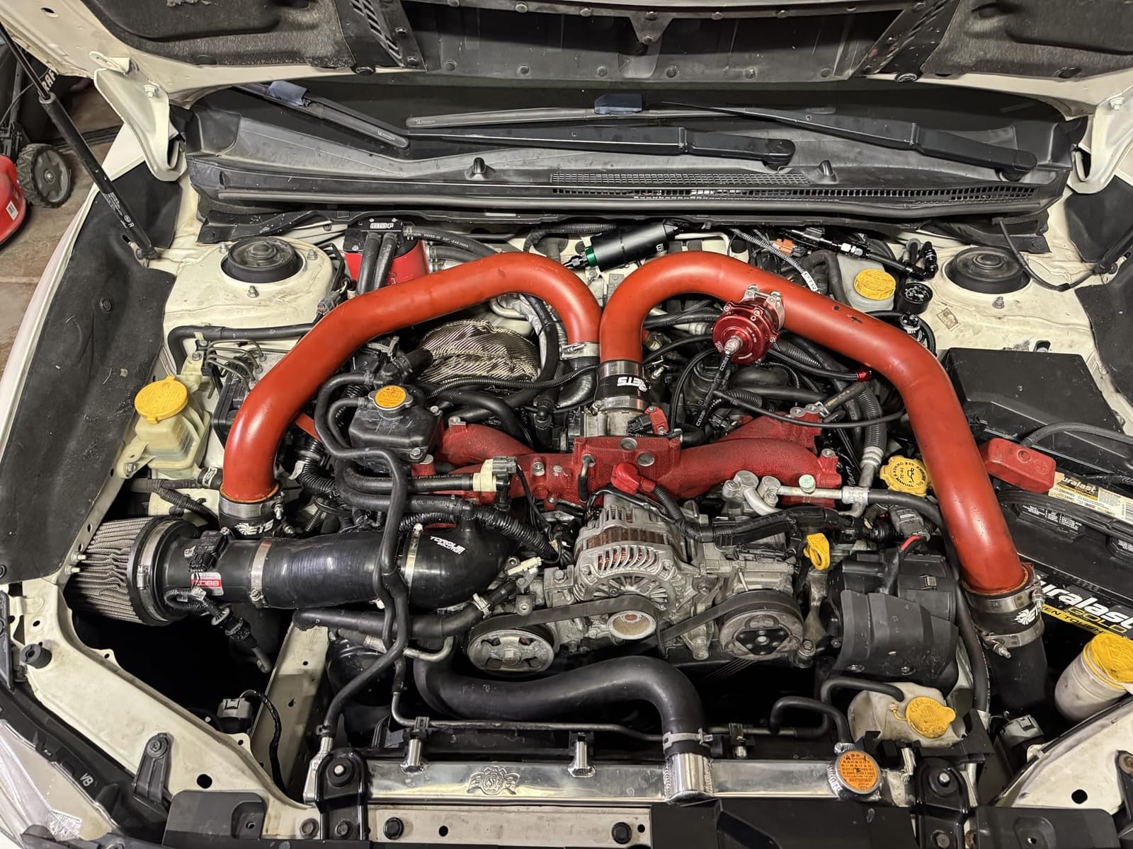 Radium Engineering Top Feed Fuel Rail Upgrade Compatible with 02-14 Subaru WRX/STI customer photo 1