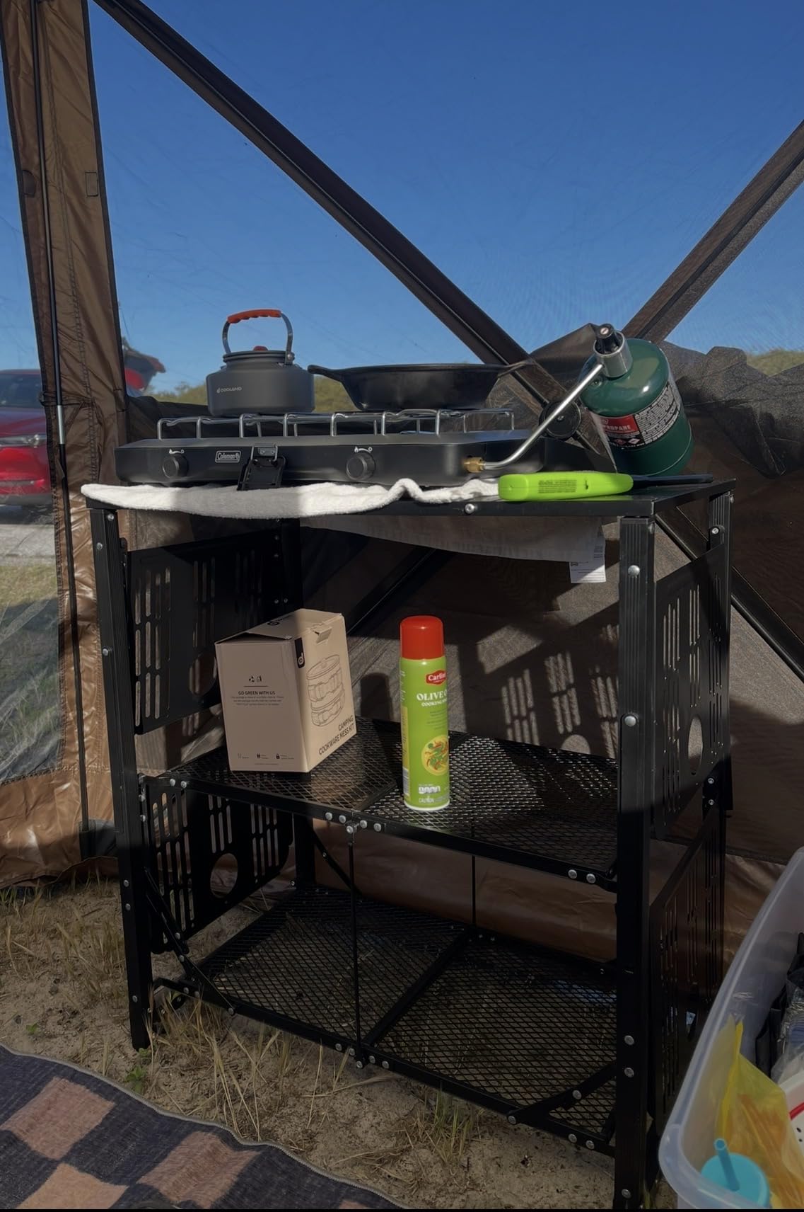 Coleman Triton 2-Burner Propane Stove, Portable Camping Cooktop customer photo 2