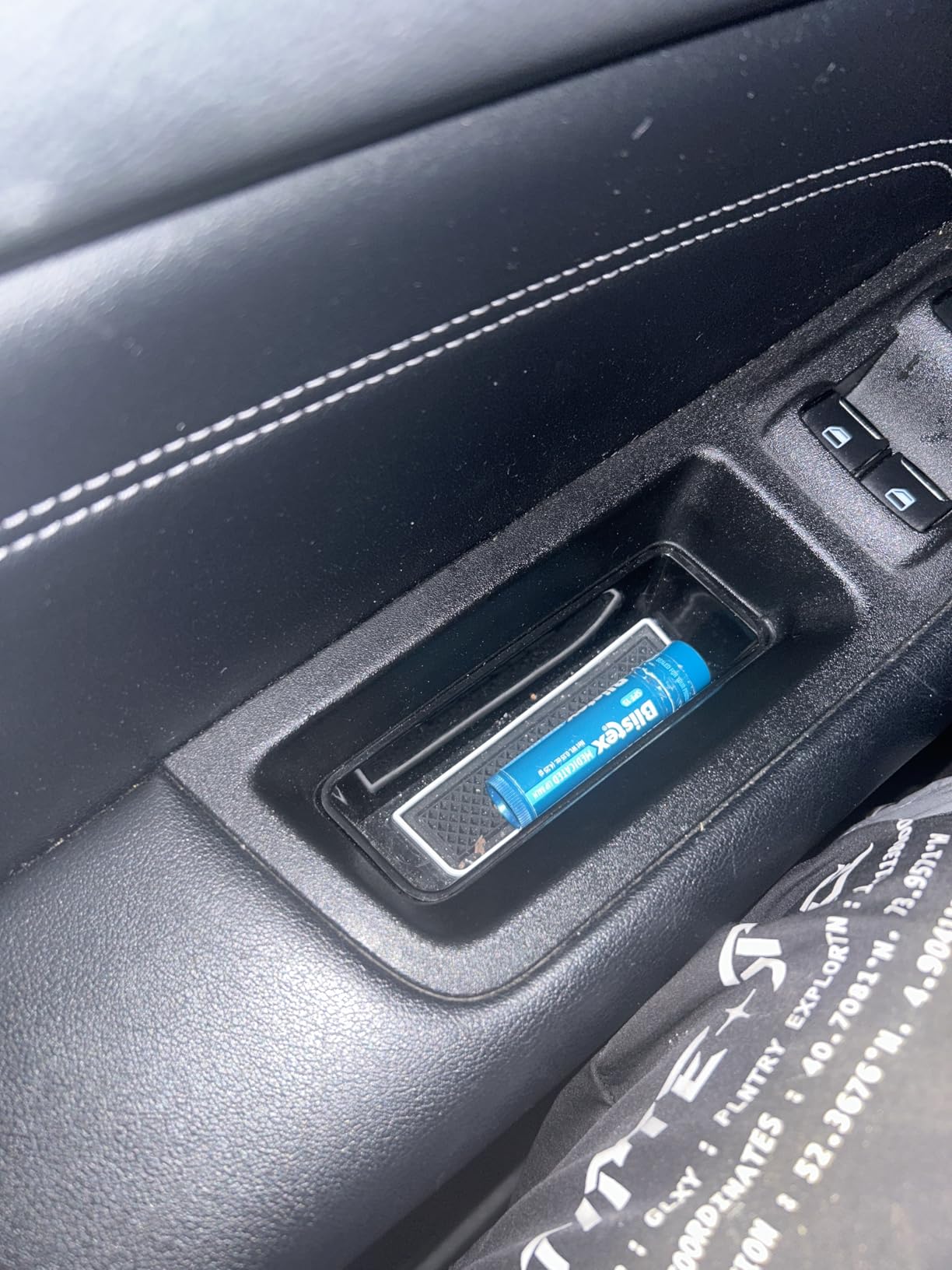 MICROCK Front Door Handle Pocket Organizer Side Storage Box Insert Glove for Ford Edge 2015 2016 2017 2018 2019 2020 2021 2022 2023 2024 2025 2026, 2pcs customer photo 1