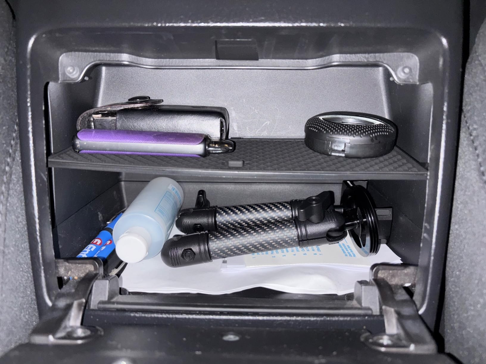 Autorder Center Console Organizer for 2016-2025 2026 Mazda MX-5 RF Miata Interior Accessories Glove Box Insert Tray Partition Panel with Built in Scratch Resistant Non Slip Silicone Pad customer photo 1