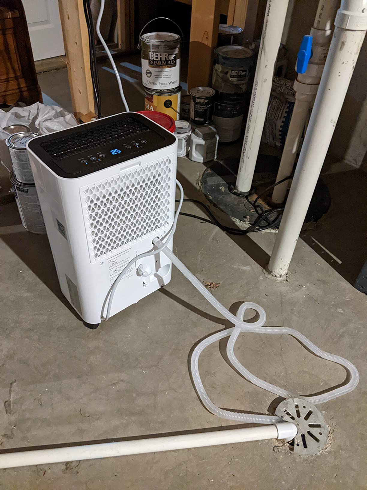 50 Pints Dehumidifier for Basement and Bedroom, Covers 3500 Sq.Ft with Drain Hose, Smart Operation with 3 Modes - Ideal for Home, Bathroom, Garage. customer photo 1