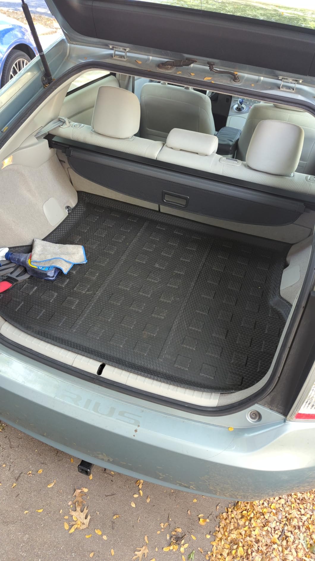 Mixsuper Cargo Liner for Chevrolet Blazer 2019-2024 2025 2026, Trunk Mat for Chevy Blazer Accessories All Weather Cargo Mat Rear Trunk Liner Black customer photo 2