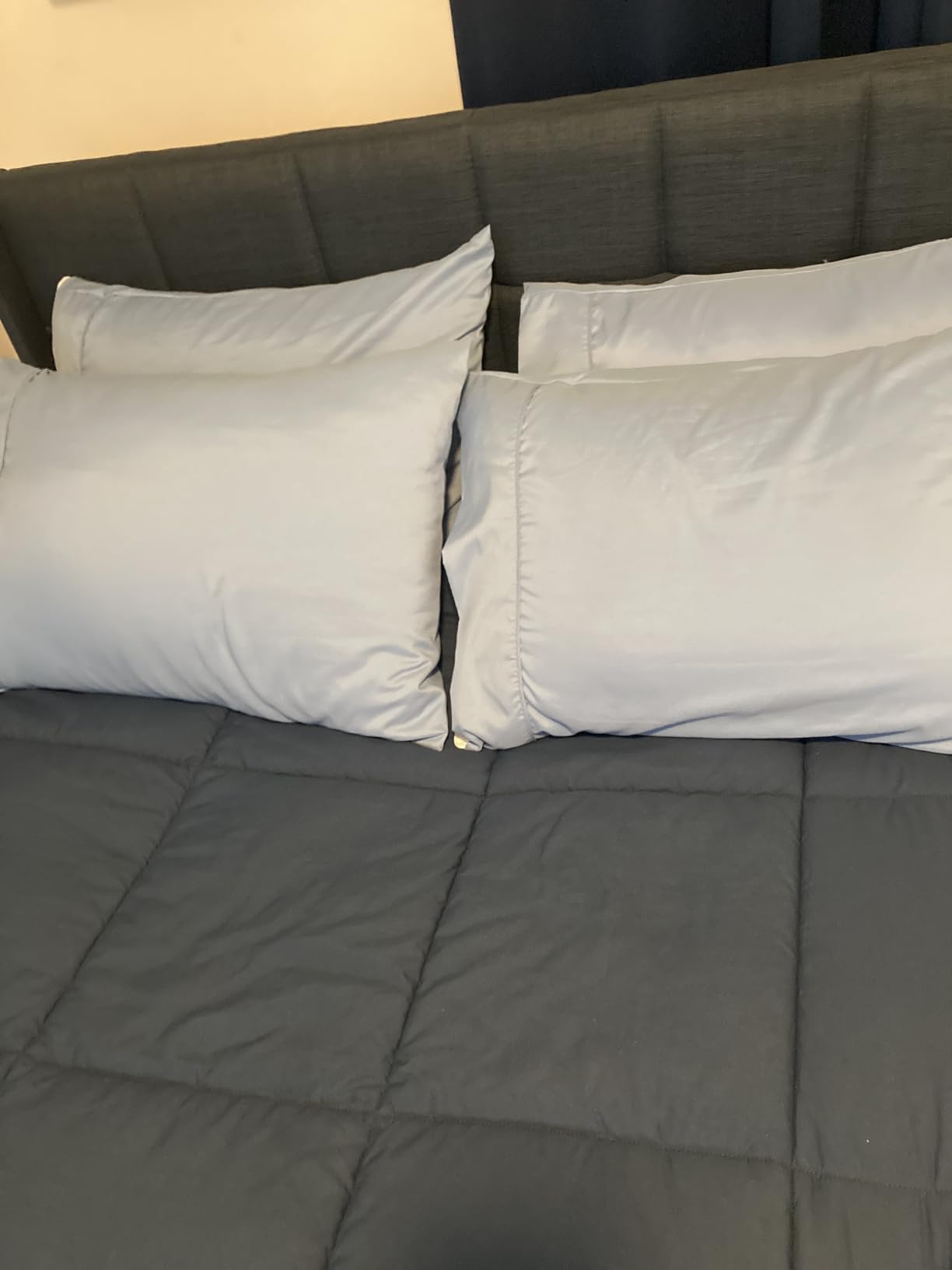 Pillow Covers Standard Size Set of 4, Soft and Comfy Pillow Cases, White customer photo 2