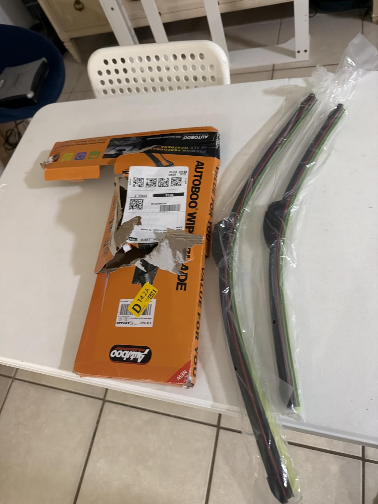 AUTOBOO Windshield Wiper Blade Replacement for Ford Edge Lincoln MKX customer photo 2