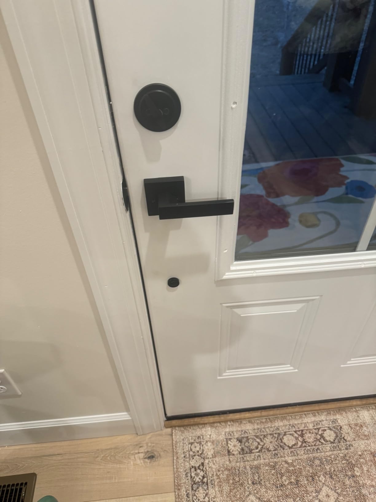 Brightify Black Front Door Handle No Lock for Modern Entry Door customer photo 1
