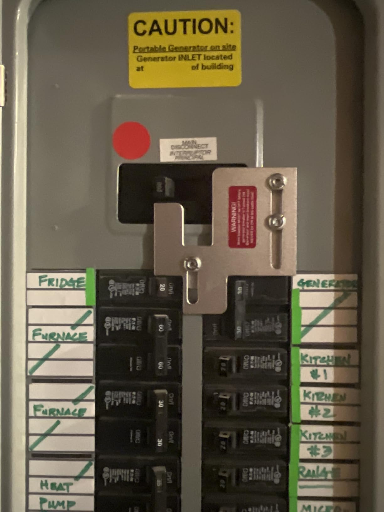 Generator Interlock Kit for Eaton Cutler Hammer BR SERIES 150&200amp Panels customer photo 2
