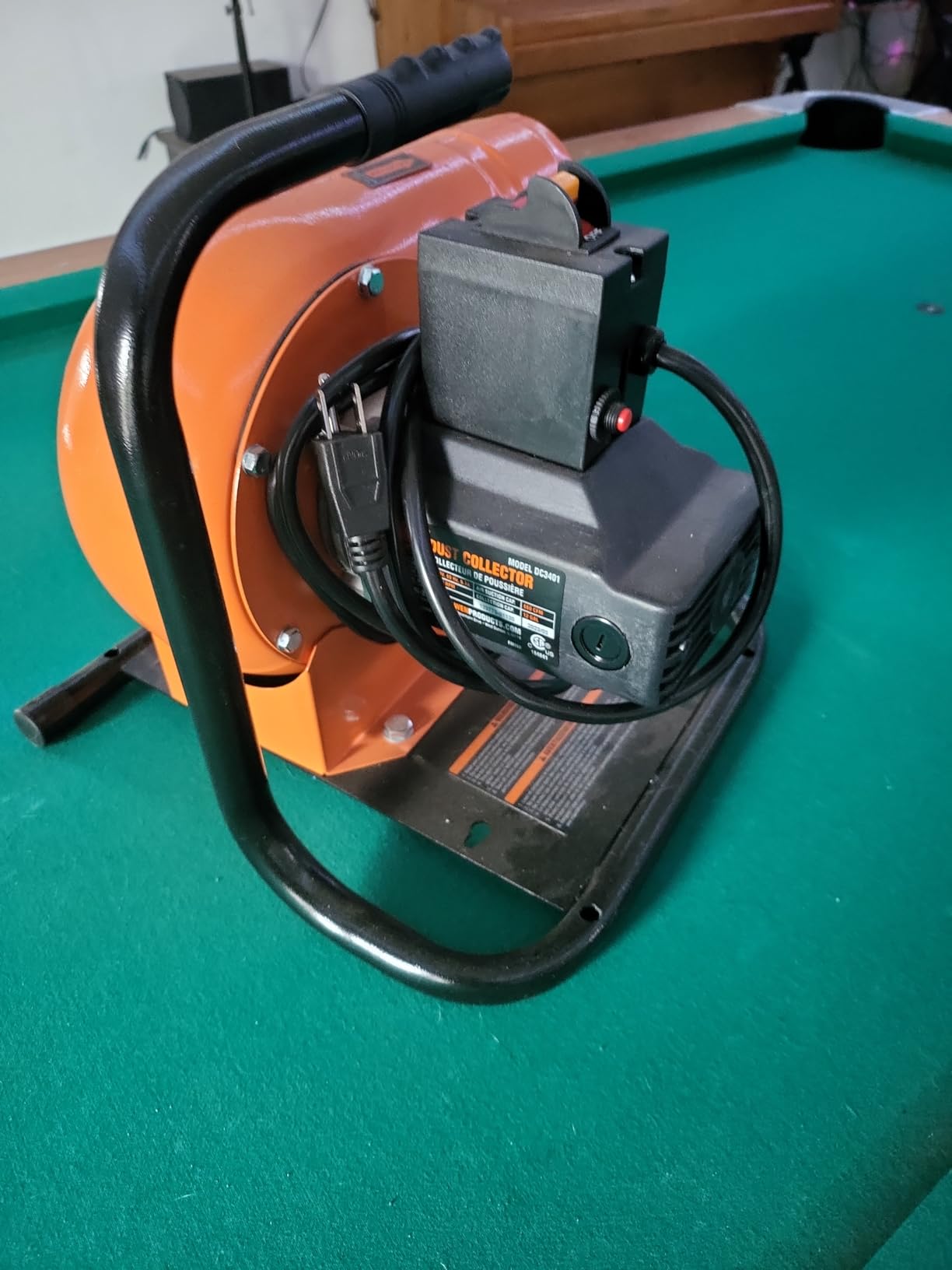 WEN Woodworking Dust Collector, 5.7-Amp Motor with 12-Gallon Bag, Mobile Base, and Optional Wall Mount (DC3401) customer photo 2