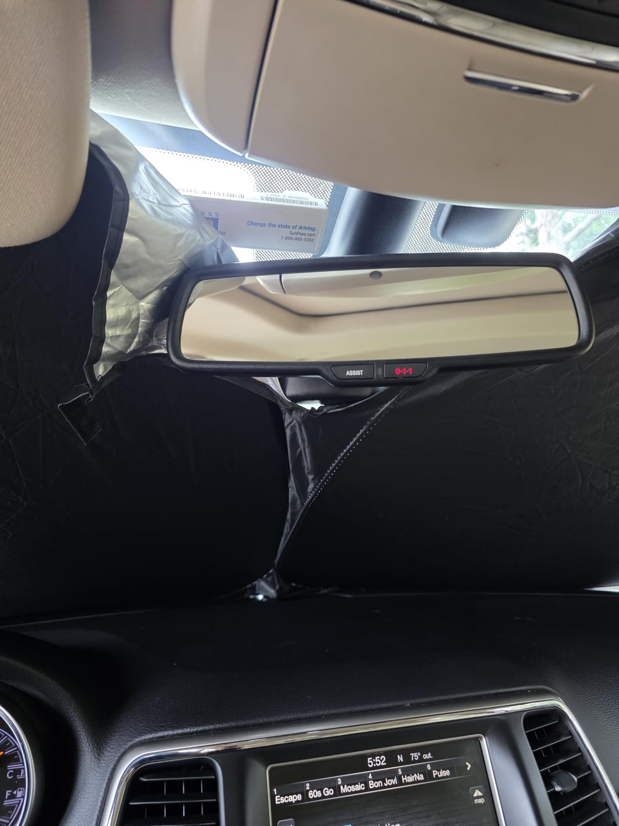 KUST Windshield Sun Shade for 2019-2025 2026 Chevrolet Chevy Silverado/GMC Sierra 1500 2500 3500 Accessories Window Sunshade Sun Visor Protector Foldable Blocks UV Rays Keep Your Car Cooler customer photo 1