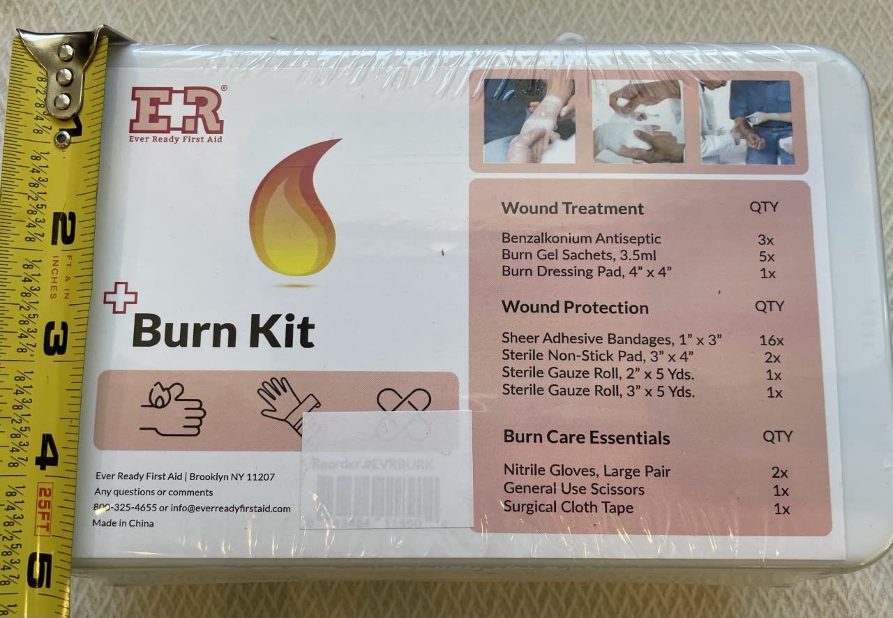 Ever Ready First Aid Basic Burn Kit with Burn Gel & Dressing for Common Burns and Scalds customer photo 2