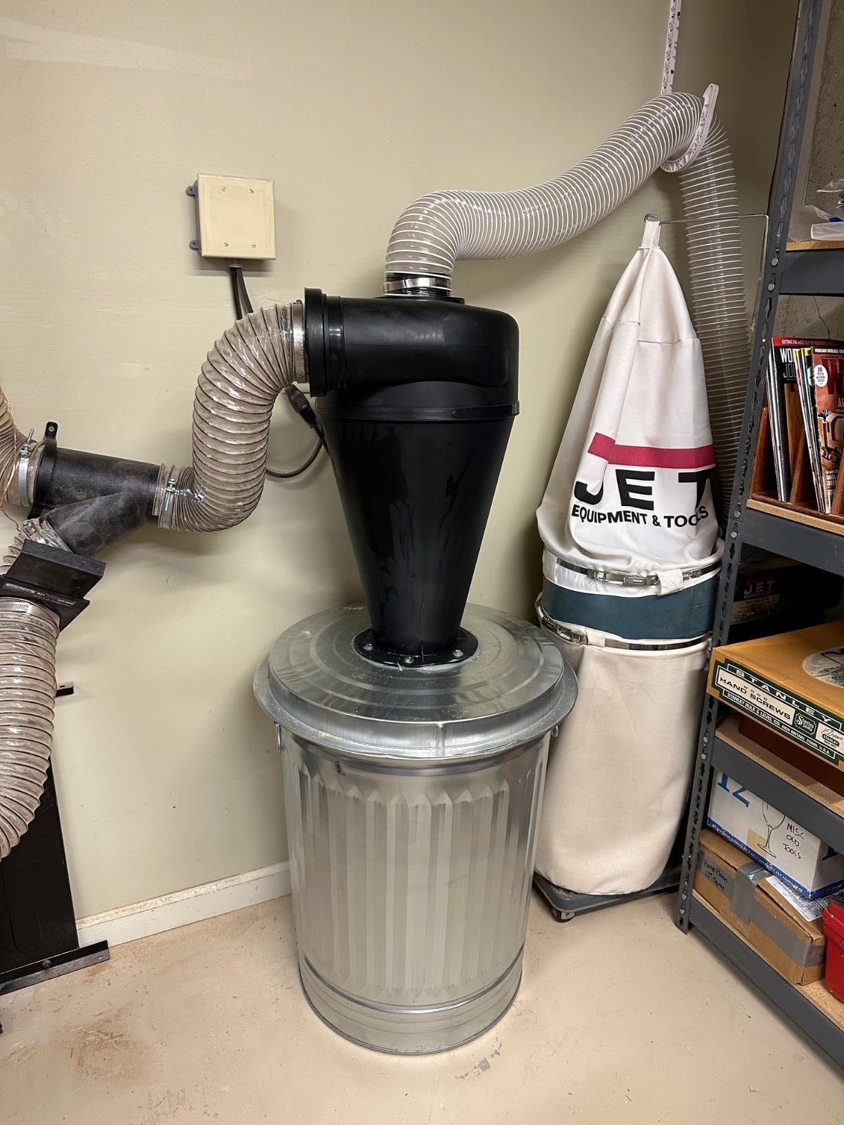 Oneida Air Systems Cyclone Attachment for Single Stage 0.5-3HP Dust Collector, 4/5 DIY - Portable Attachments and Accessories for Home and Woodworking Space Cleaning customer photo 2