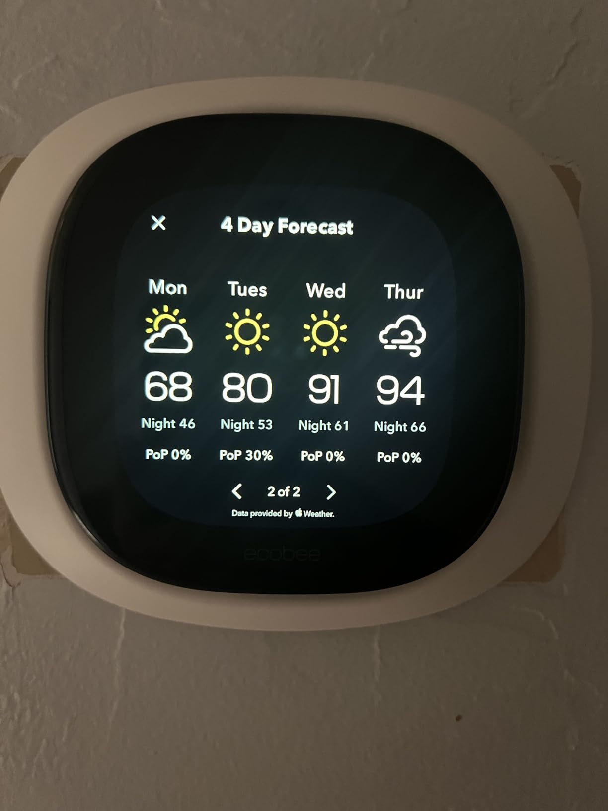 ecobee Smart Thermostat Premium - WiFi, Siri & Alexa Built-In, Smart Sensor customer photo 1