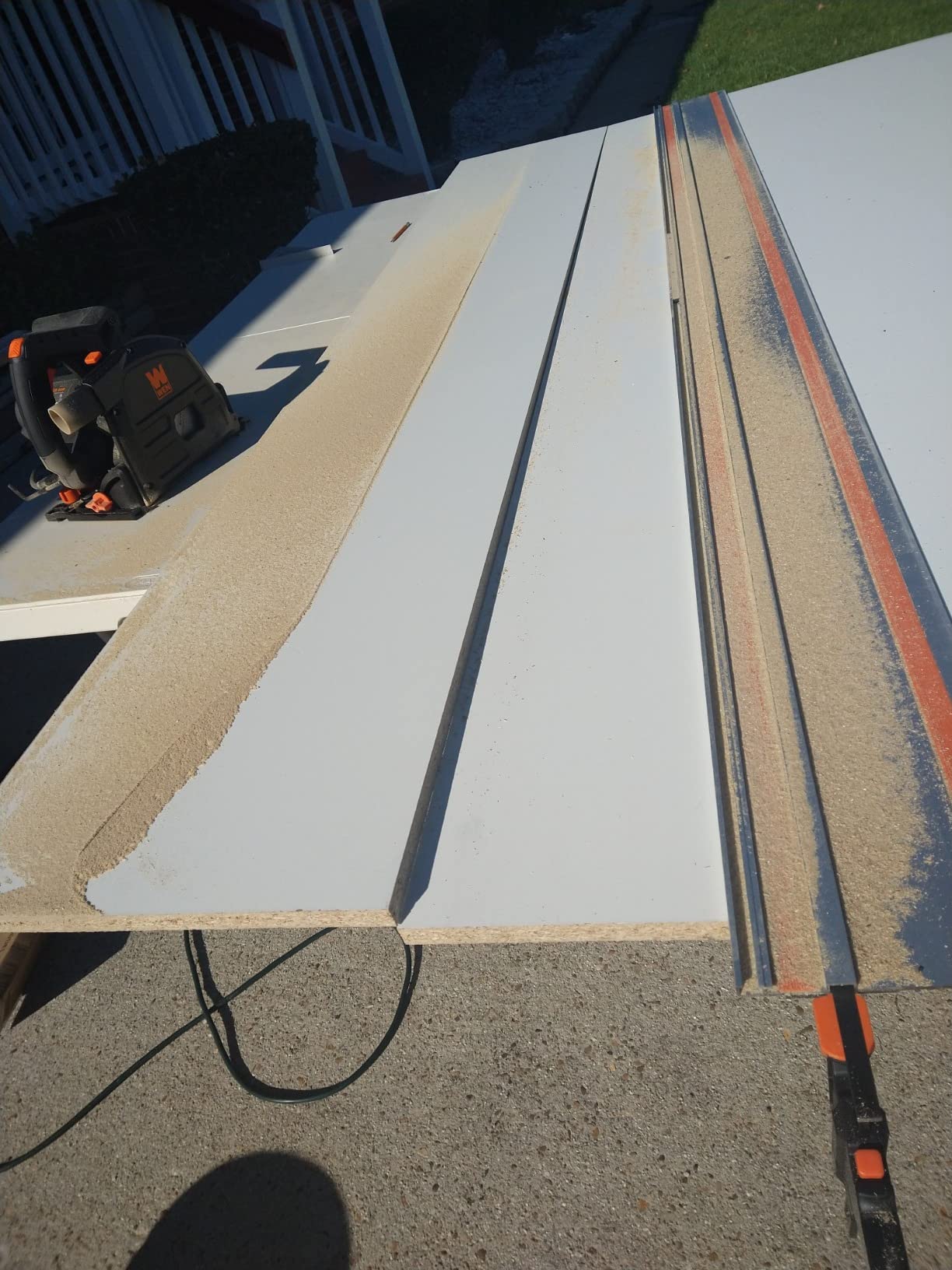 WEN Plunge Cut Circular Saw Bundle with 100-Inch Track Saw Guide Rail and Adapters customer photo 2