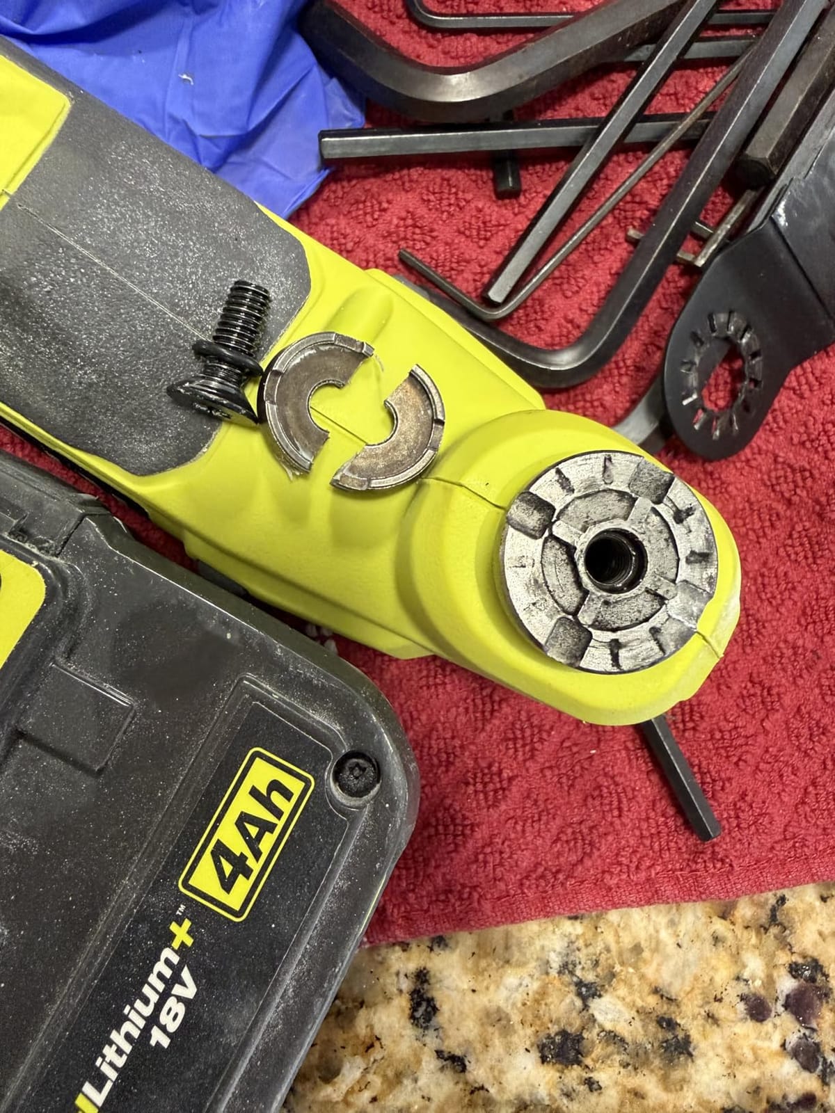 Ryobi ONE+ 18V Cordless Oscillating Multi-Tool (Tool Only) customer photo 1