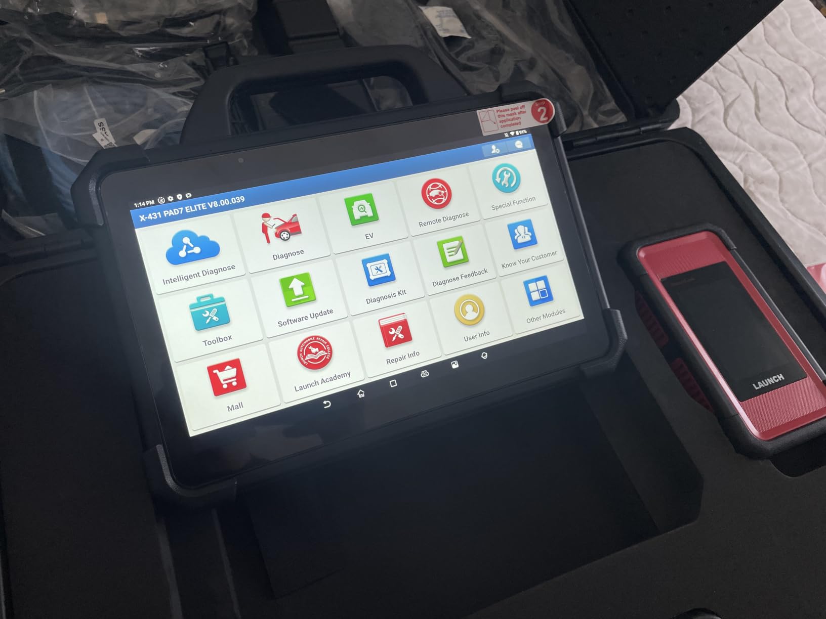 Launch X431 PAD VII (7) Elite 2026 High-end Scanner, J2534 Programming Tool customer photo 1