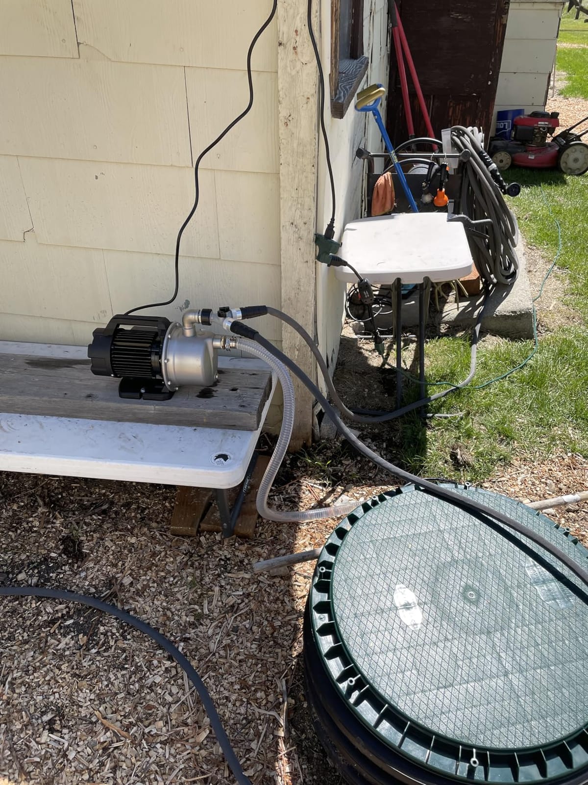 Aquastrong 115V Shallow Well Garden Pump, Stainless Steel, 1320 GPH, Water Transfer Draining Irrigation Sprinkler Pump, for Lawn,Garden,1.6 HP Portable customer photo 2
