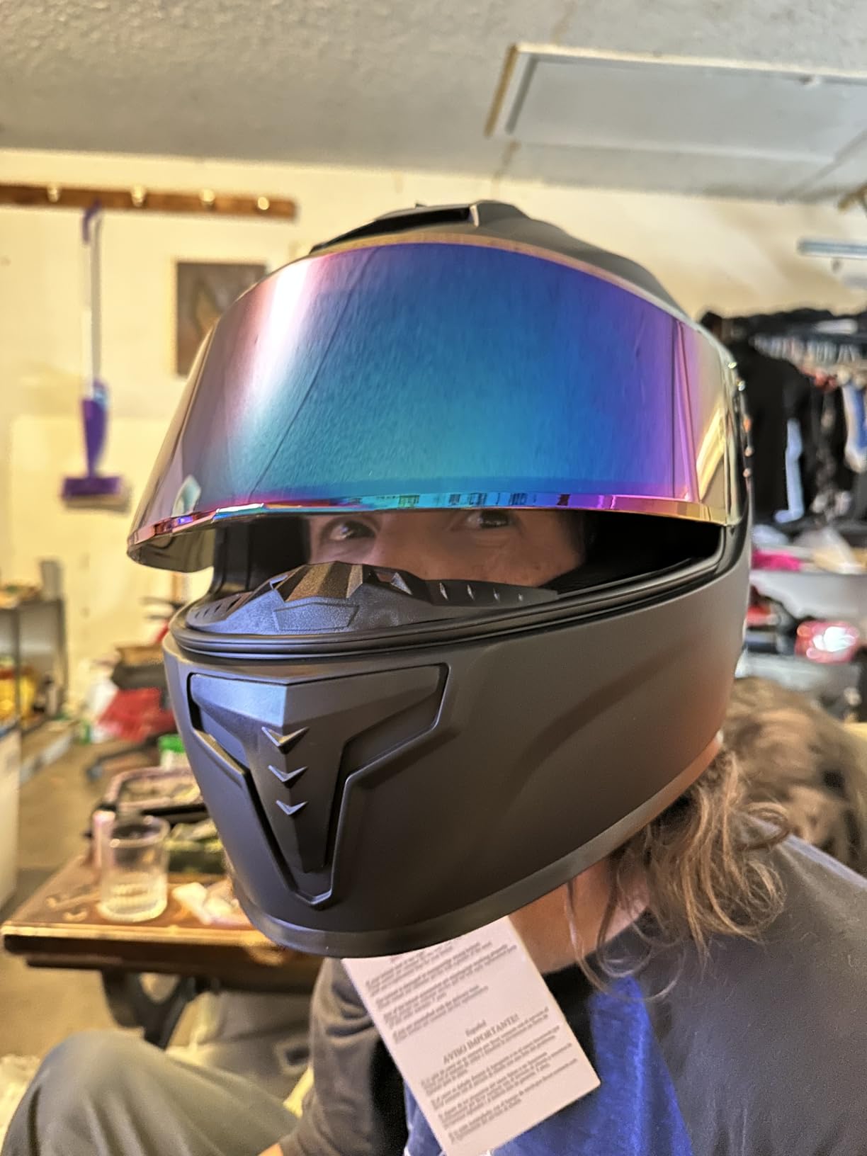 Full Face Motorcycle Helmet DOT Approved Adult Men Women MD-813 customer photo 1