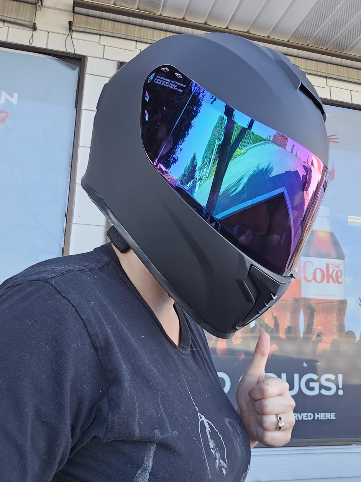 Full Face Motorcycle Helmet DOT Approved Adult Men Women MD-813 customer photo 2