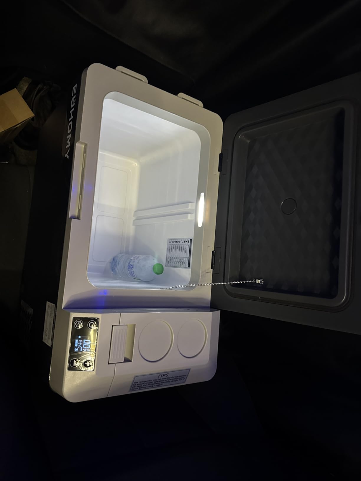 EUHOMY 24QT 12 Volt Refrigerator, Electric Cooler, Usable Battery, -4℉~68℉ customer photo 2