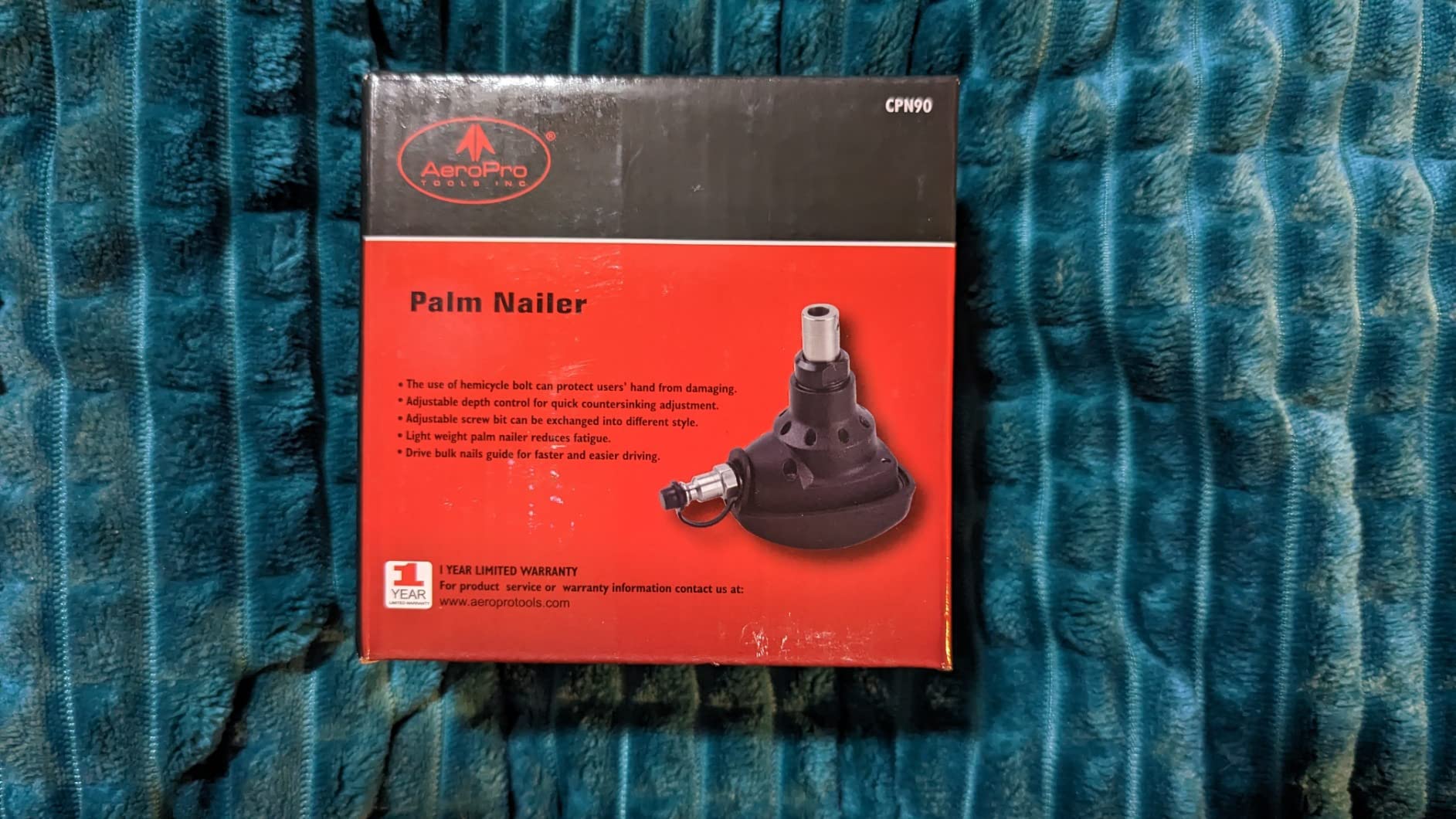 AEROPRO TOOLS Palm Nailer Pneumatic with Magnetic Tip,Joist Hanger Nail Gun customer photo 2