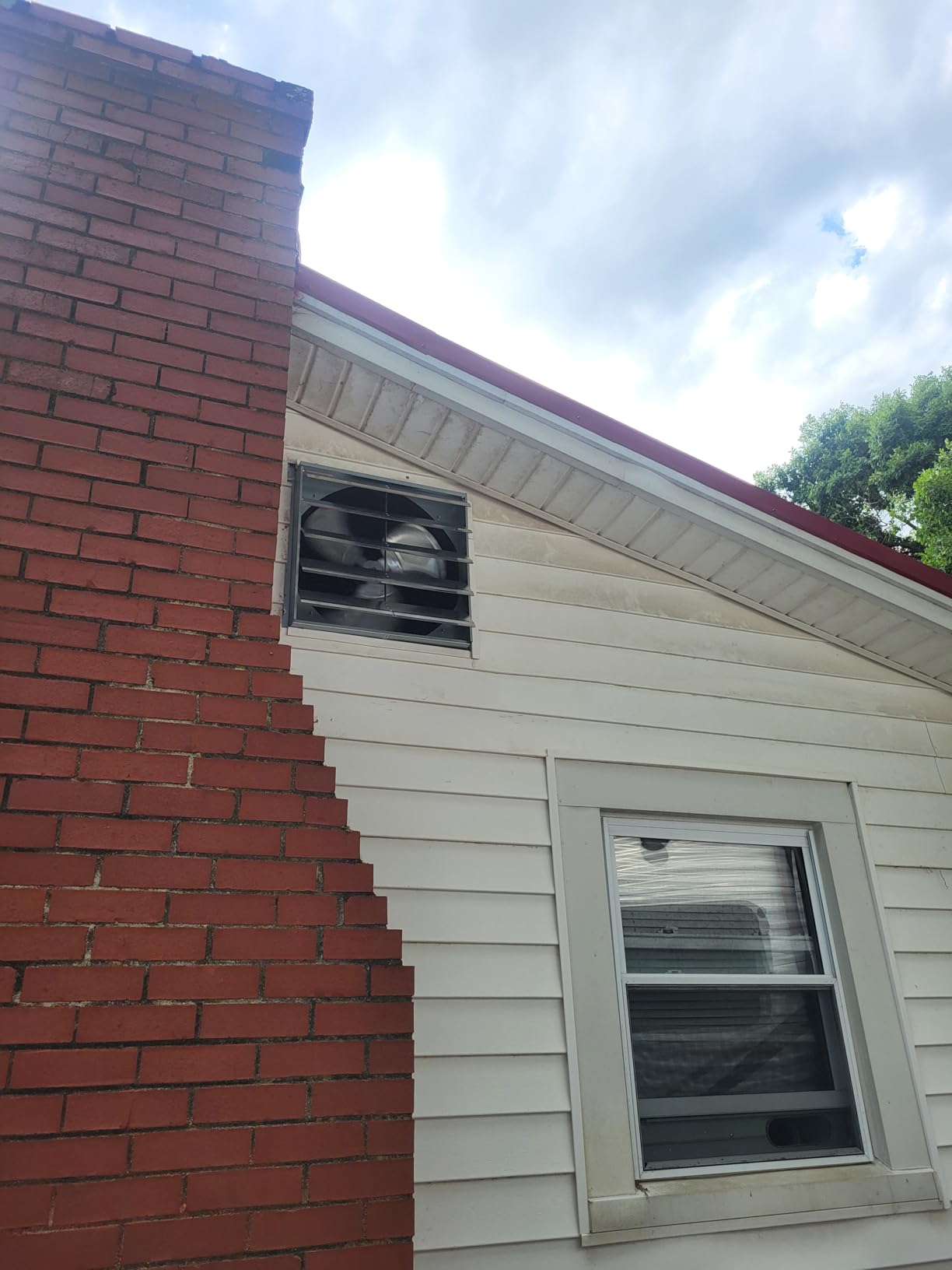 KEN BROWN 20 Inch Shutter Exhaust Fan With 1.65 Meters Power Cord Wall Mounted, High Speed 3500CFM, Vent Fan For Garages And Shops, Greenhouse,Attic Ventilation customer photo 1